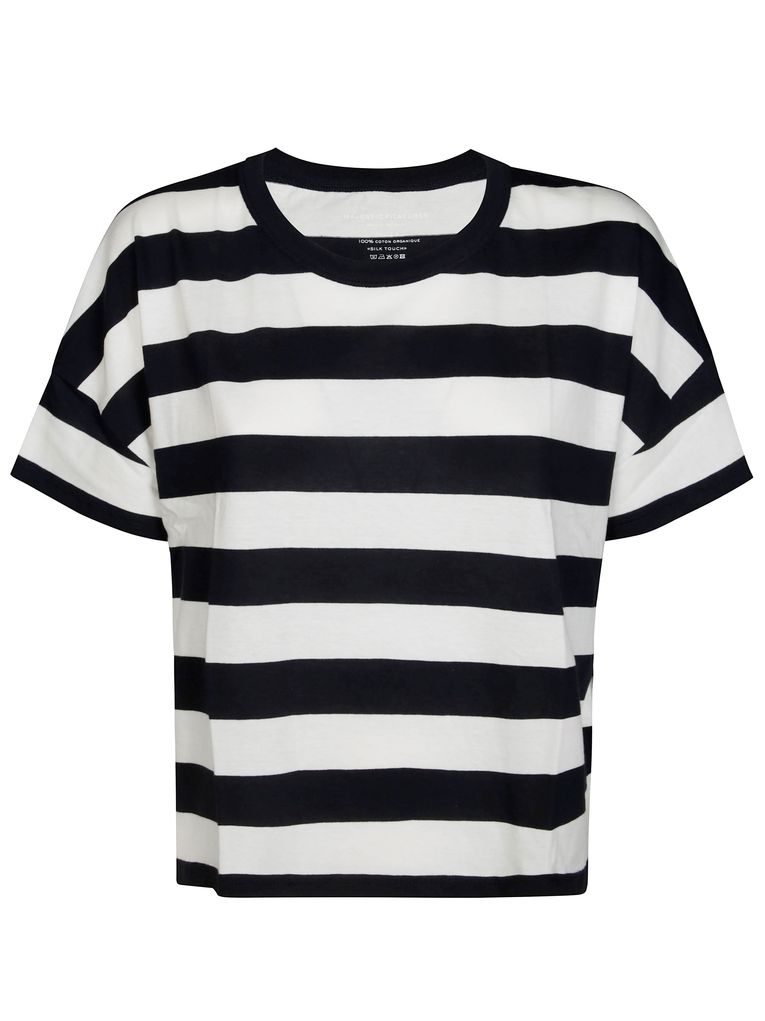 Majestic Short-sleeved T-shirt In Blue