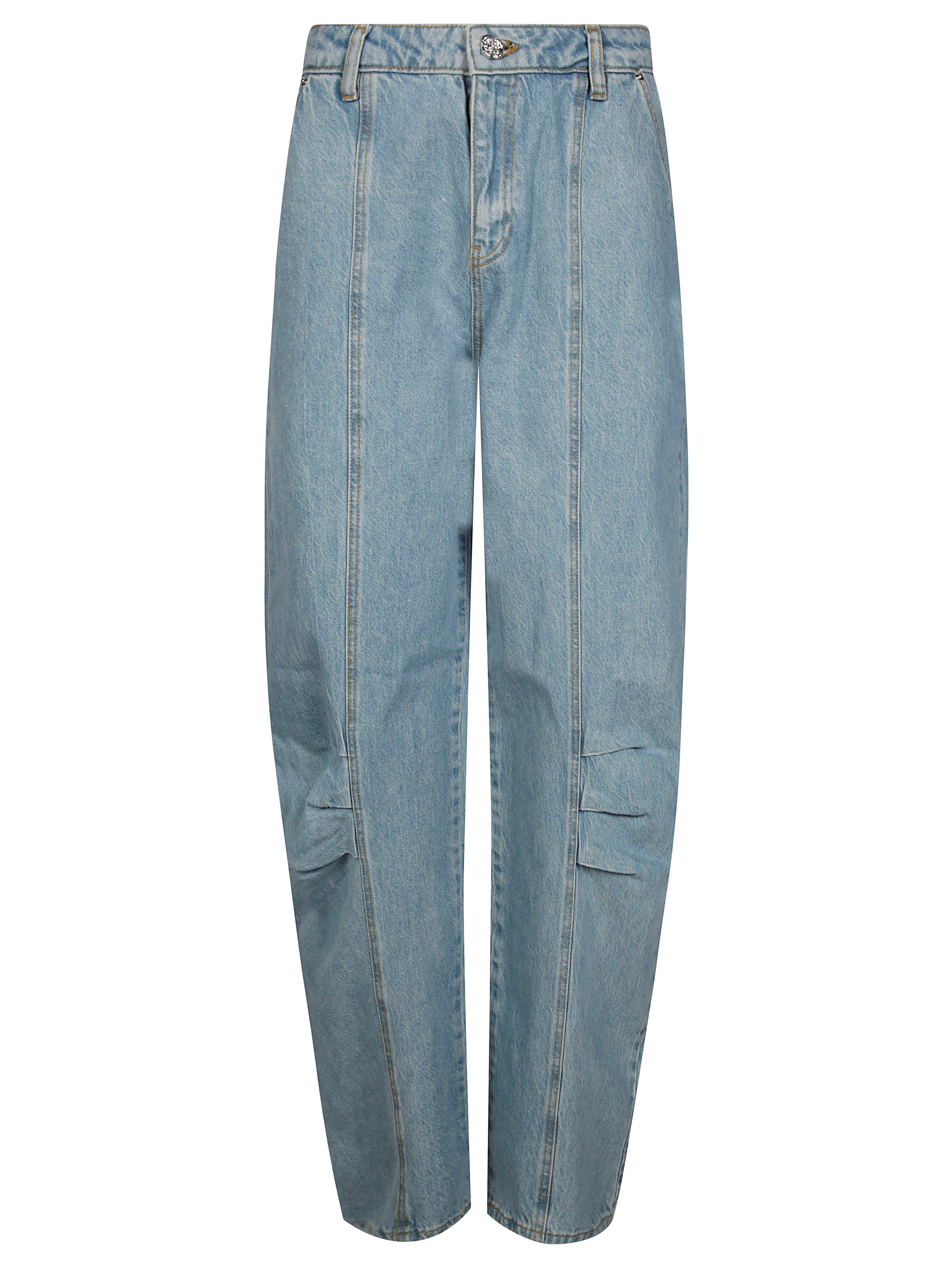 Rotate Birger Christensen High Waisted Rose Pant In Blu