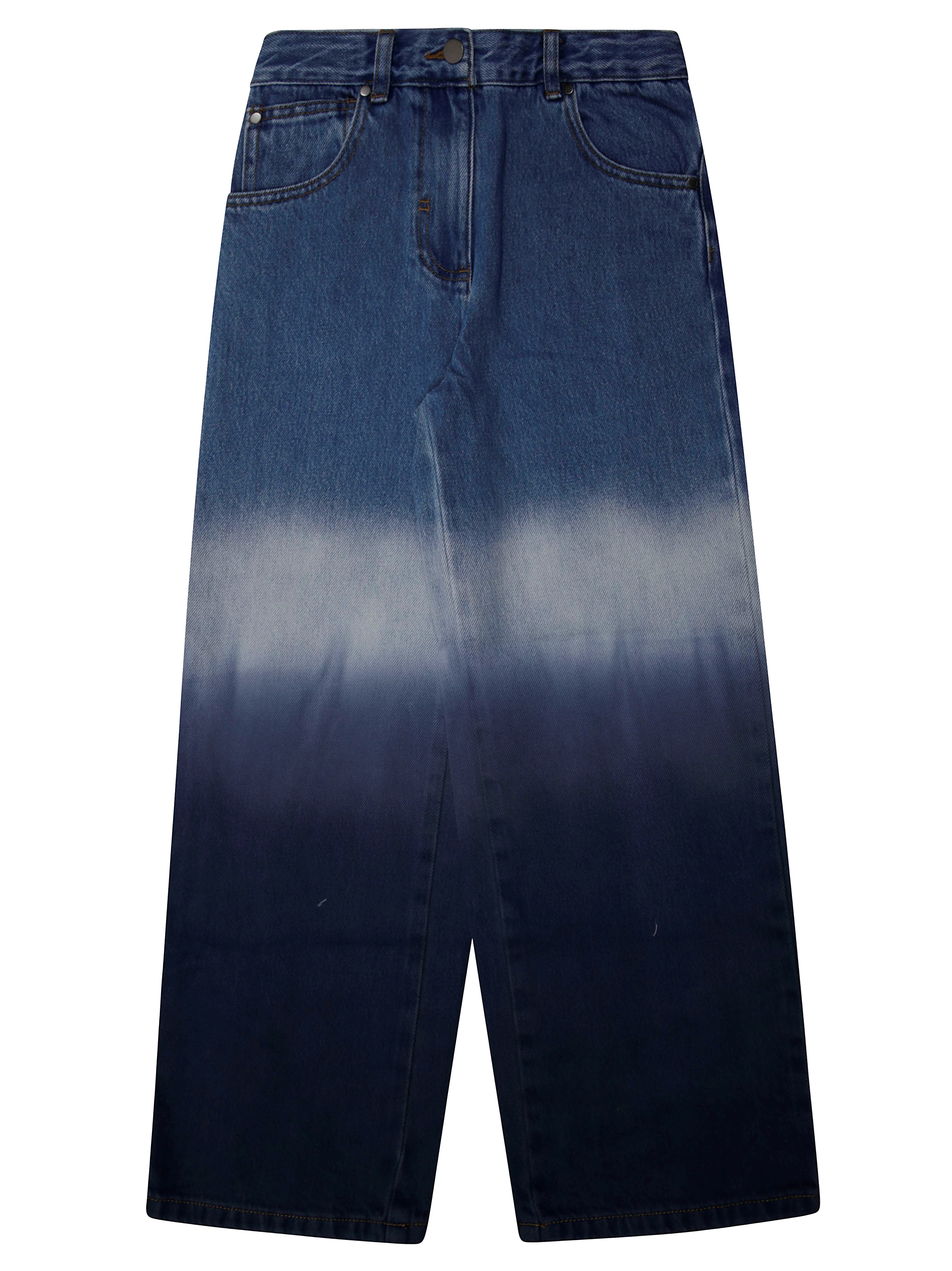 Stella Mc Cartney Junior Jeans Degrade' In Blue