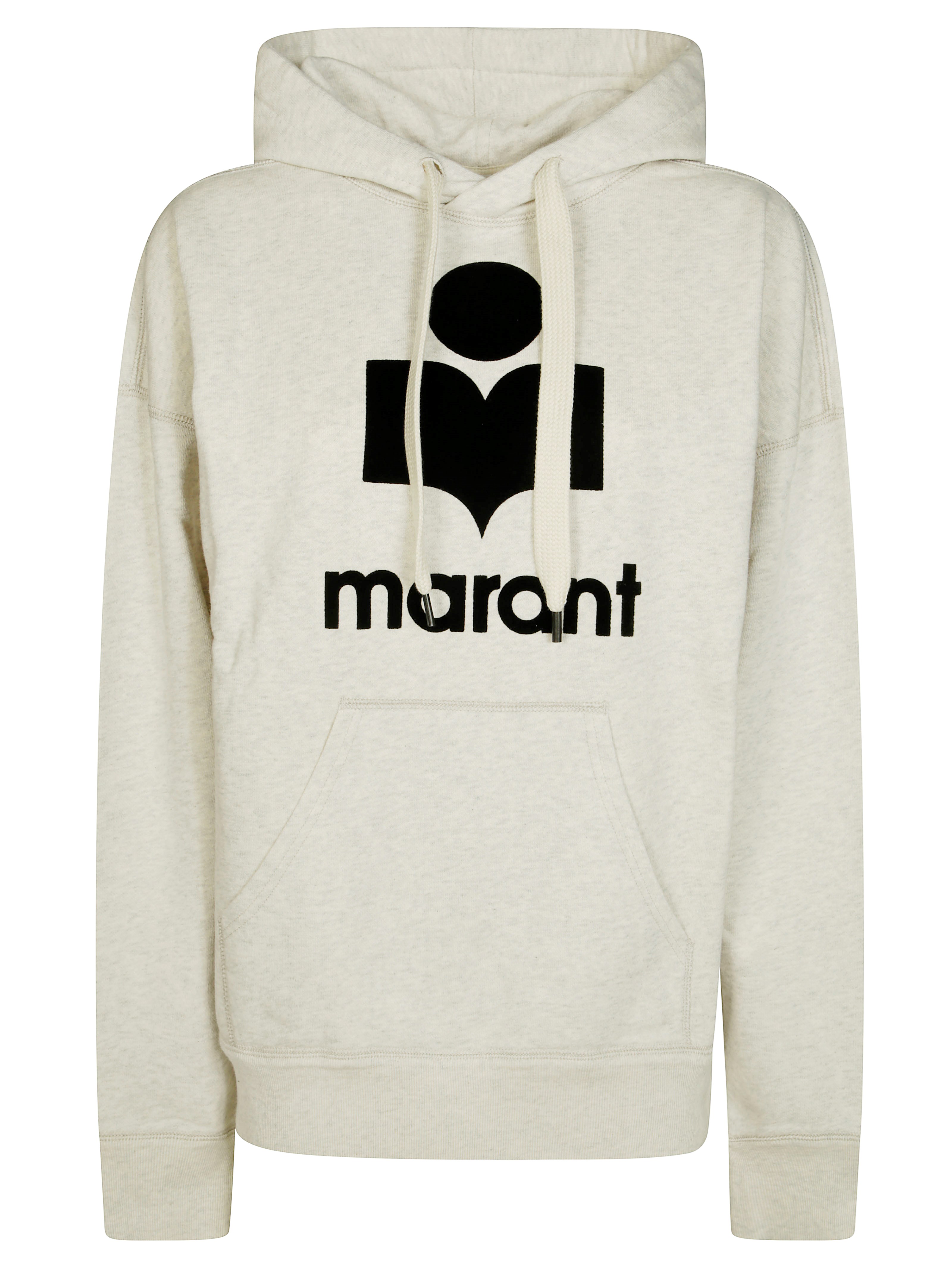 Isabel Marant Étoile Isabel Marant Etoile Women Melange Ivory Cotton Blend Mansel Sweatshirt In Neutral