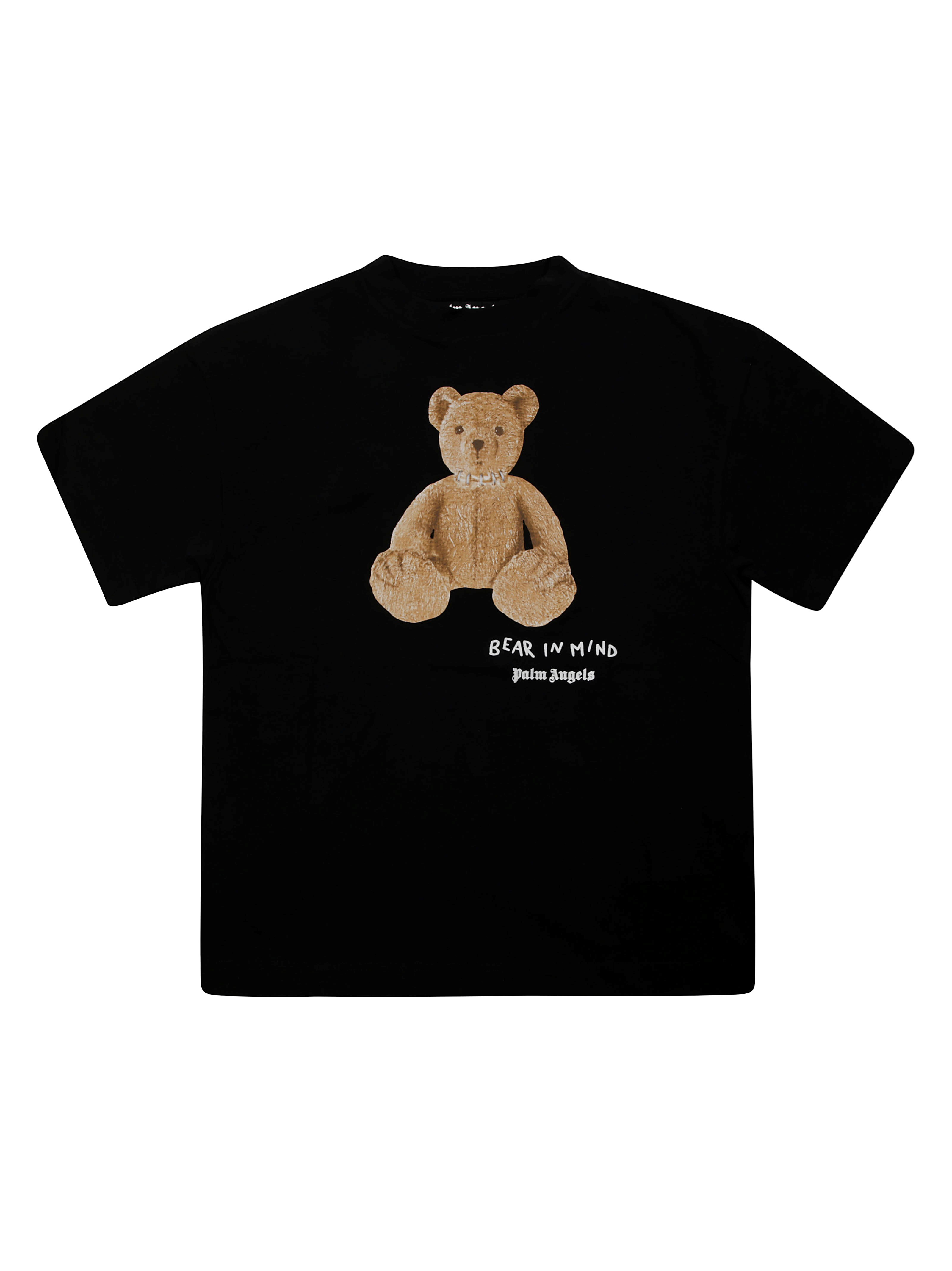 Shop Palm Angels Bear In Mind Reg Tee In Black