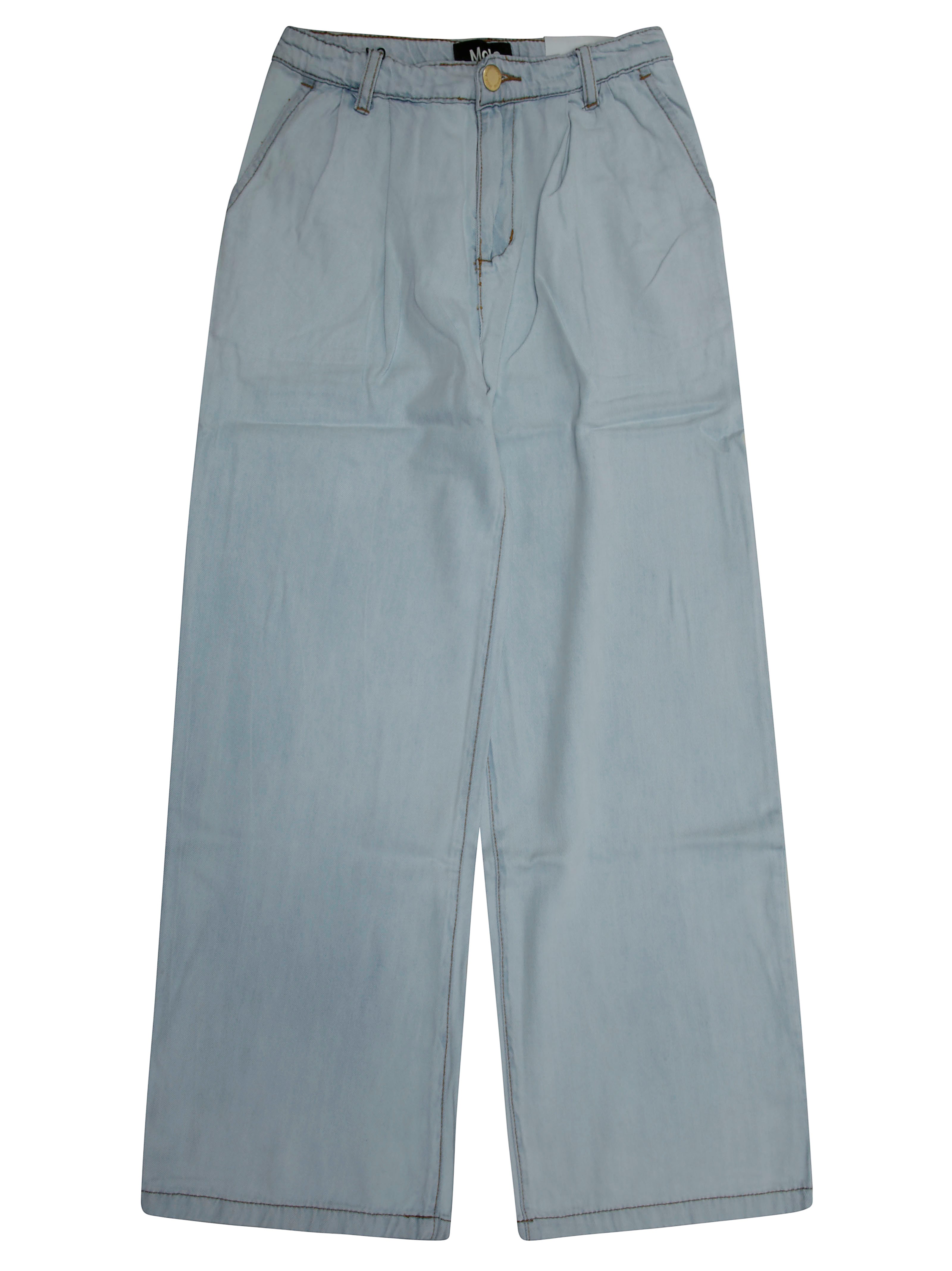 Molo Junior Pantalone Pence In Light Blue