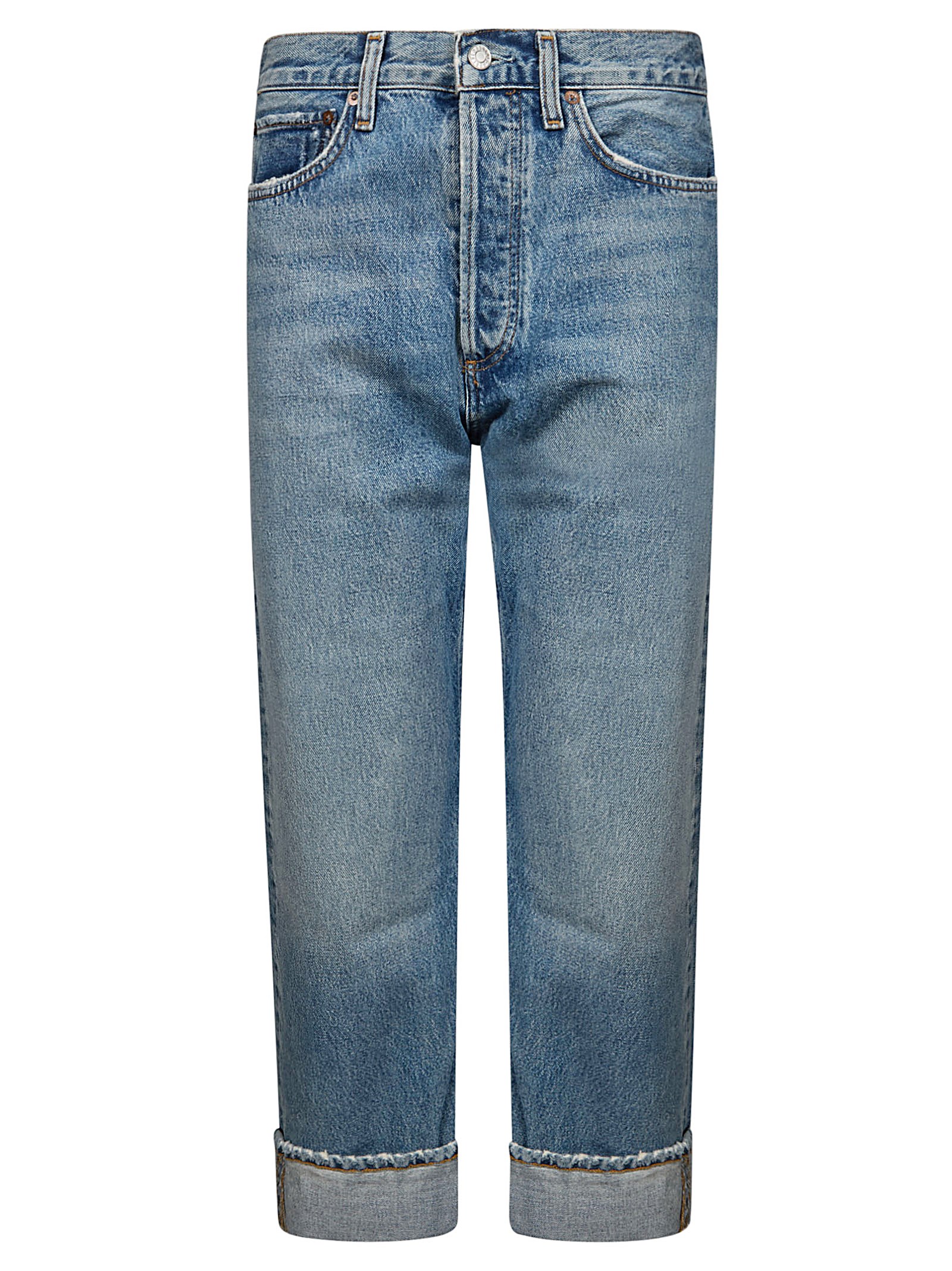 Agolde Fran Jeans In Blue