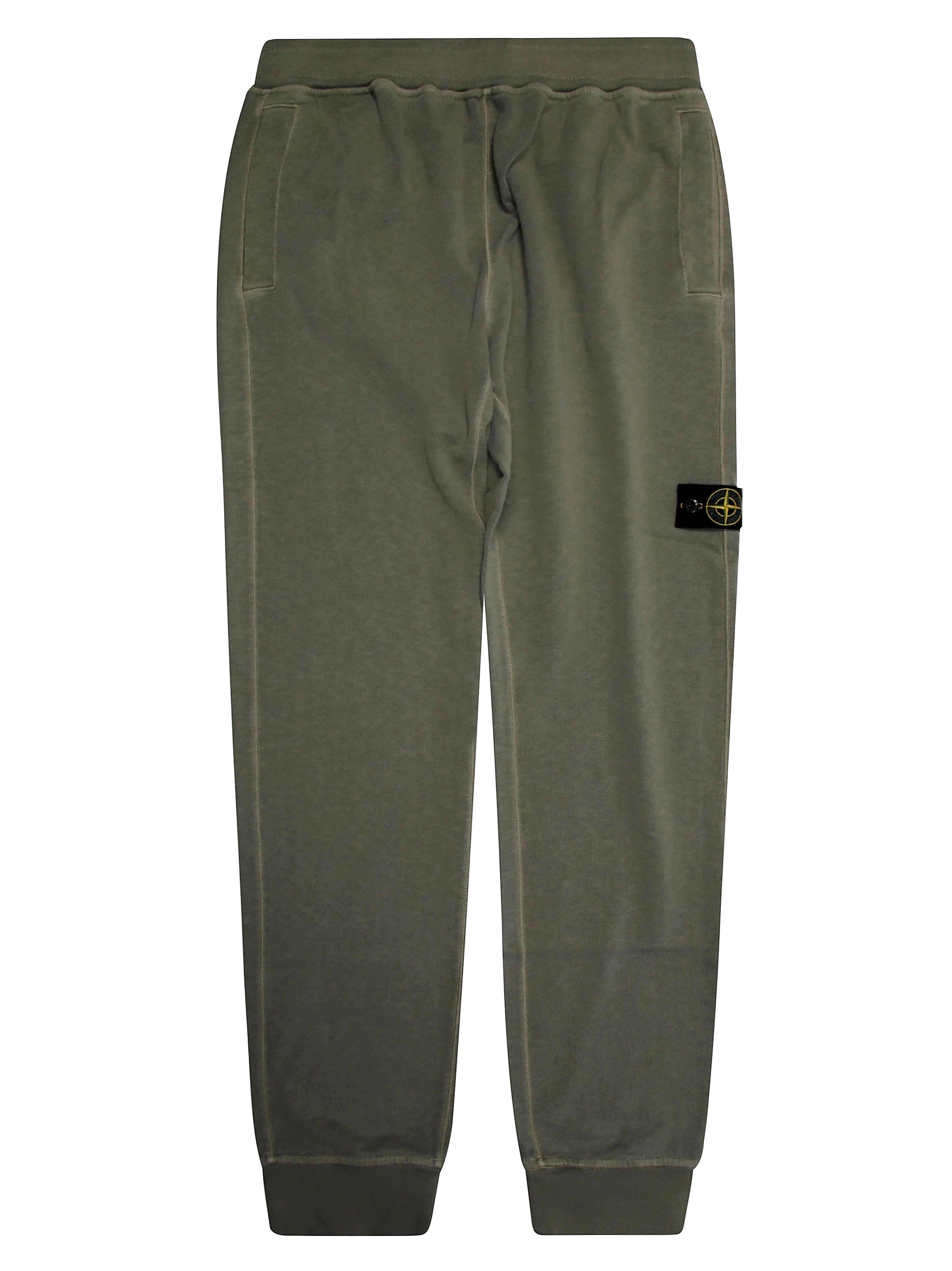 Stone Island Pantalone Felpa Malfile In Beige