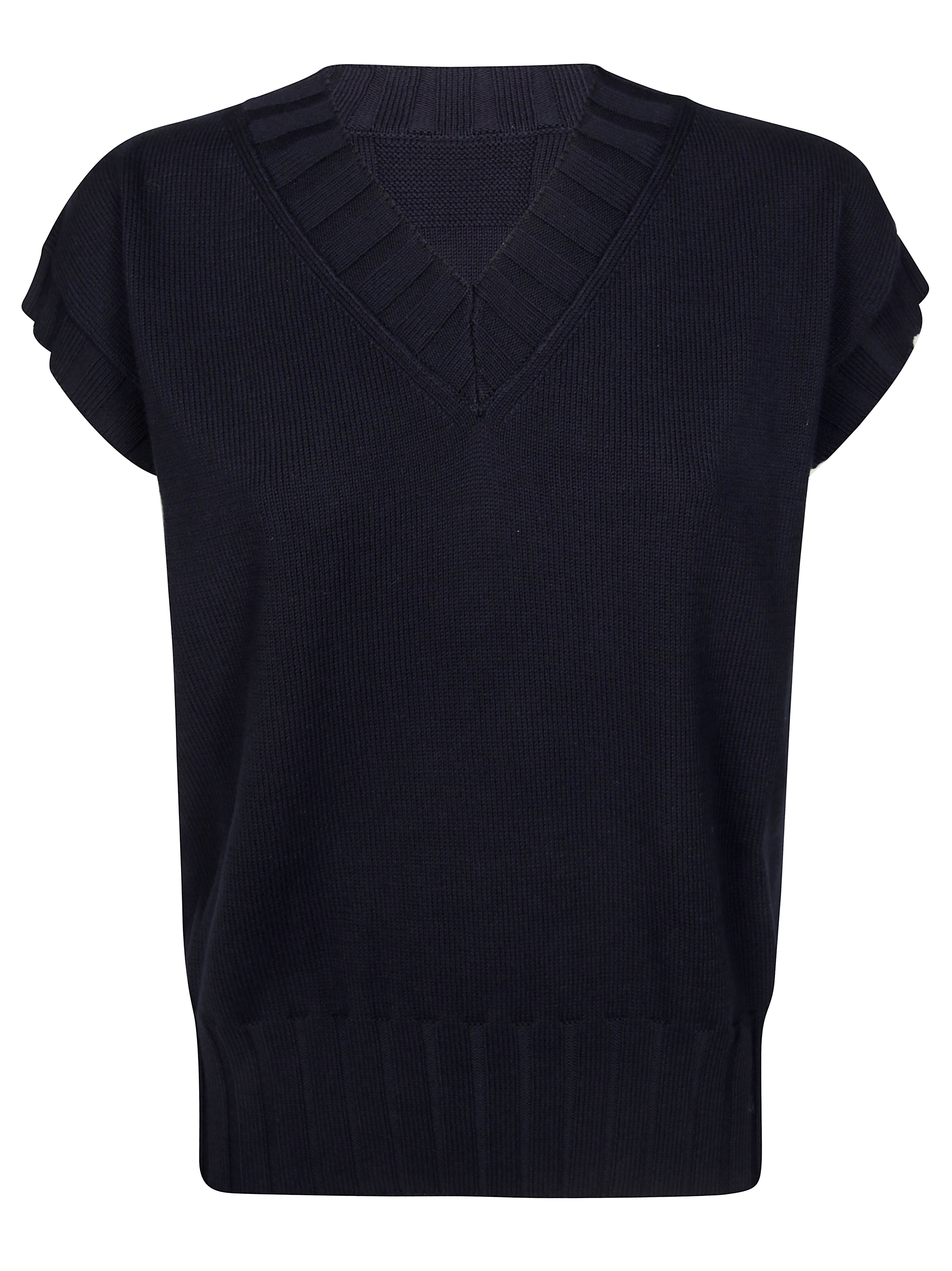 Alpha Studio Maglia Scollo V Smanicato In Blue