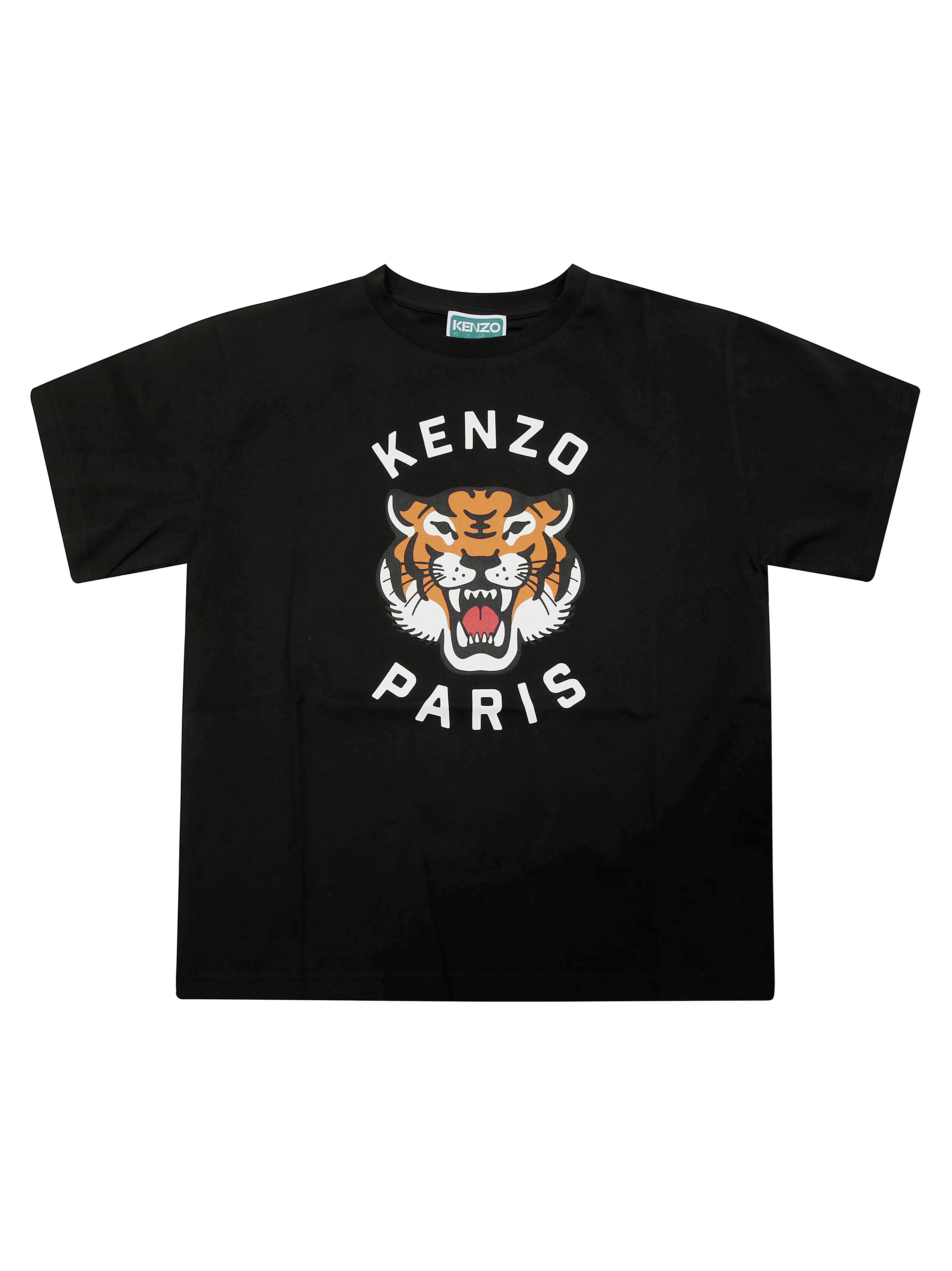 Kenzo Ts Mm Tiger In Black
