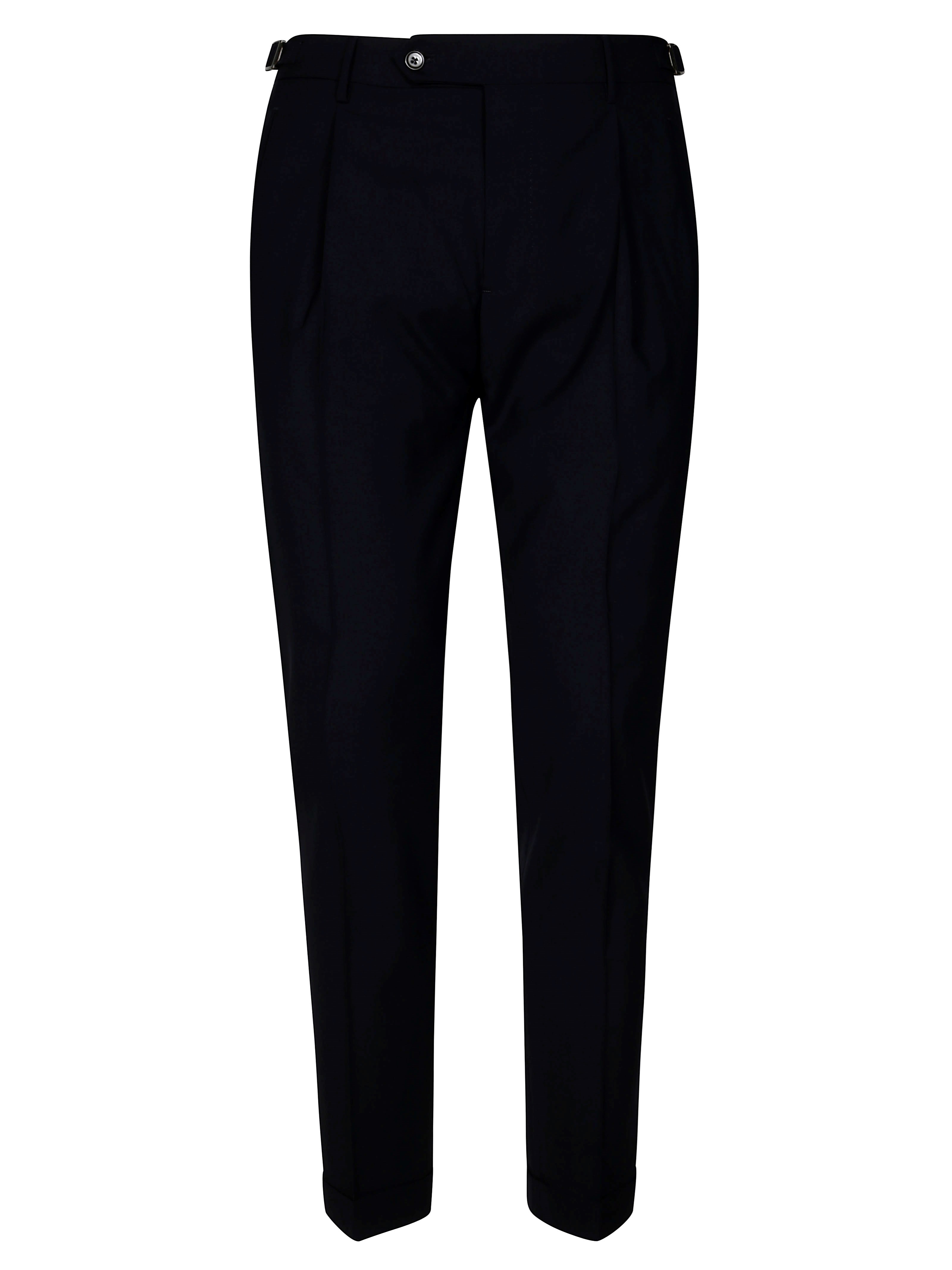 Berwich Waist-tabs Trousers In Blue