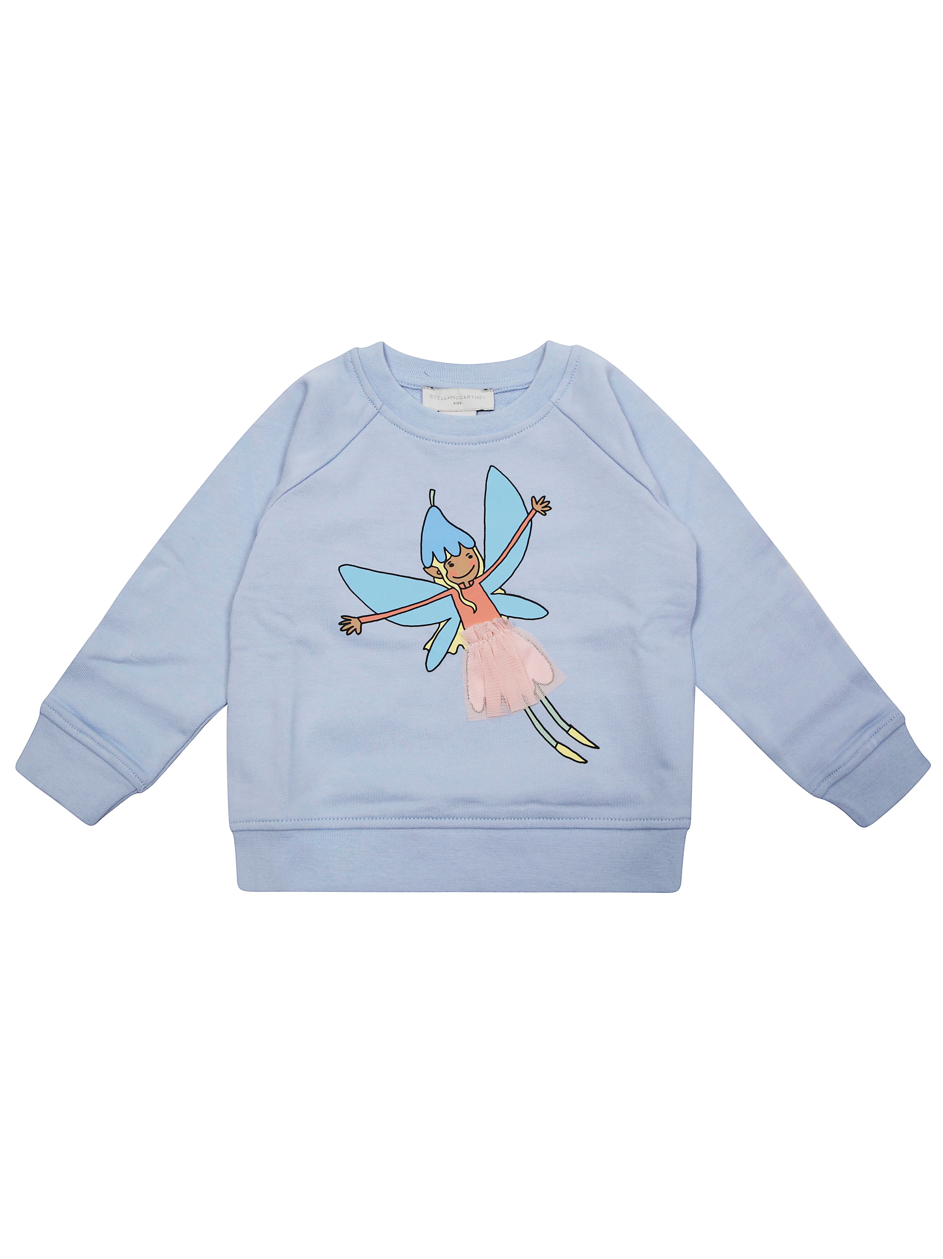 Stella Mc Cartney Junior Felpa Gc Fatina In Light Blue