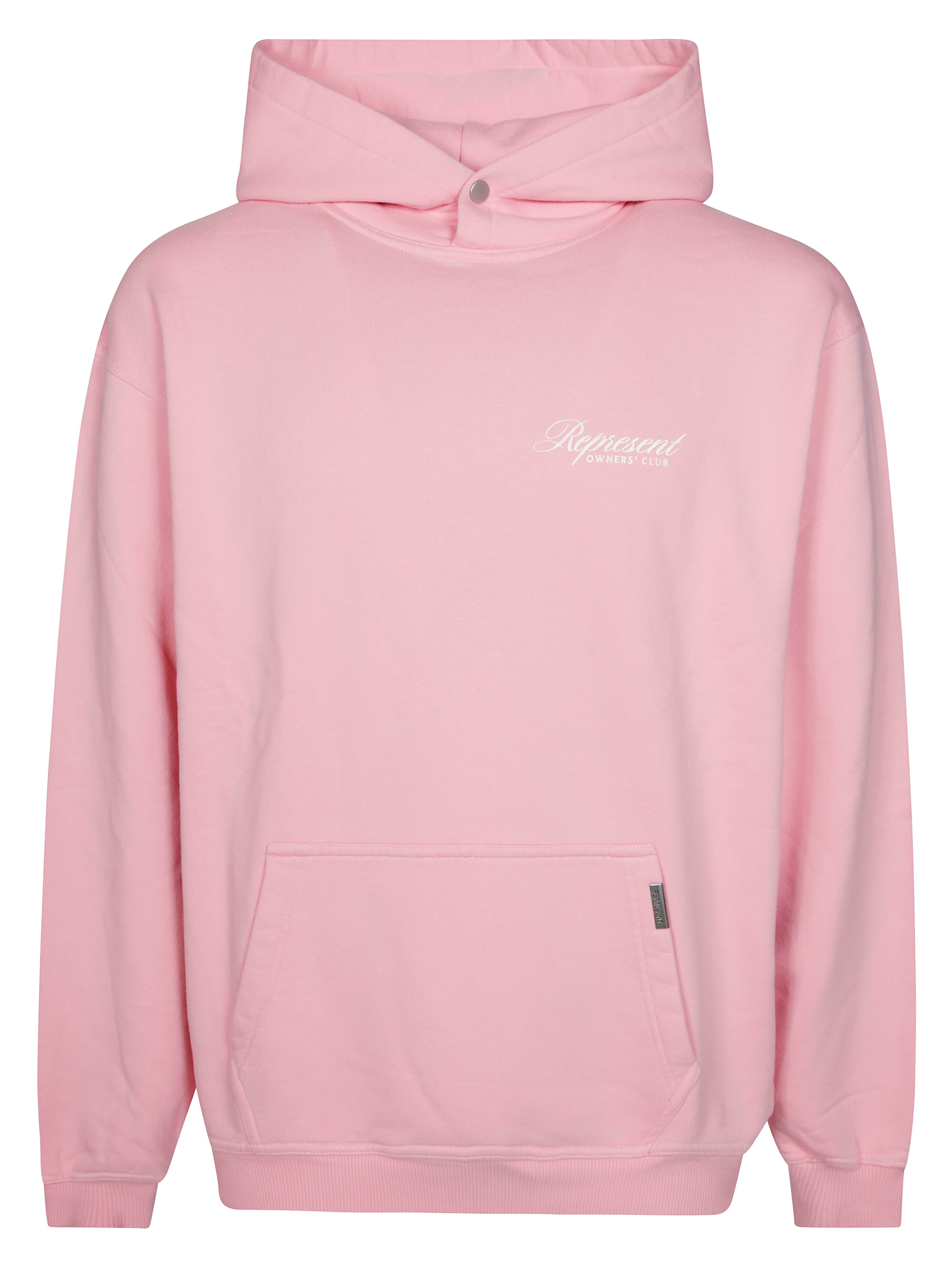 Represent Owner's Club Cotton Hoodie In Pink