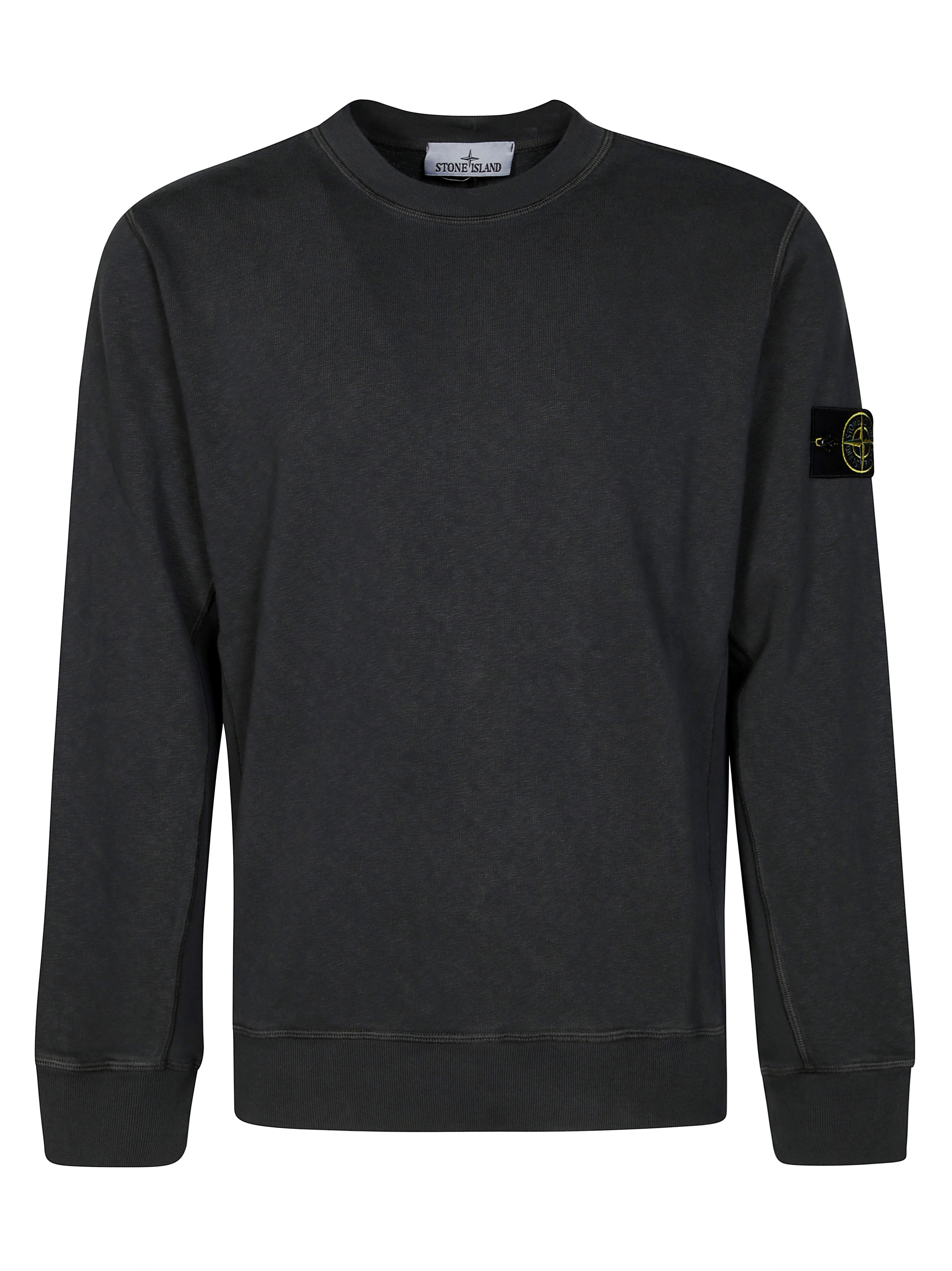 Stone Island Logoed Sweatshirt In Gray