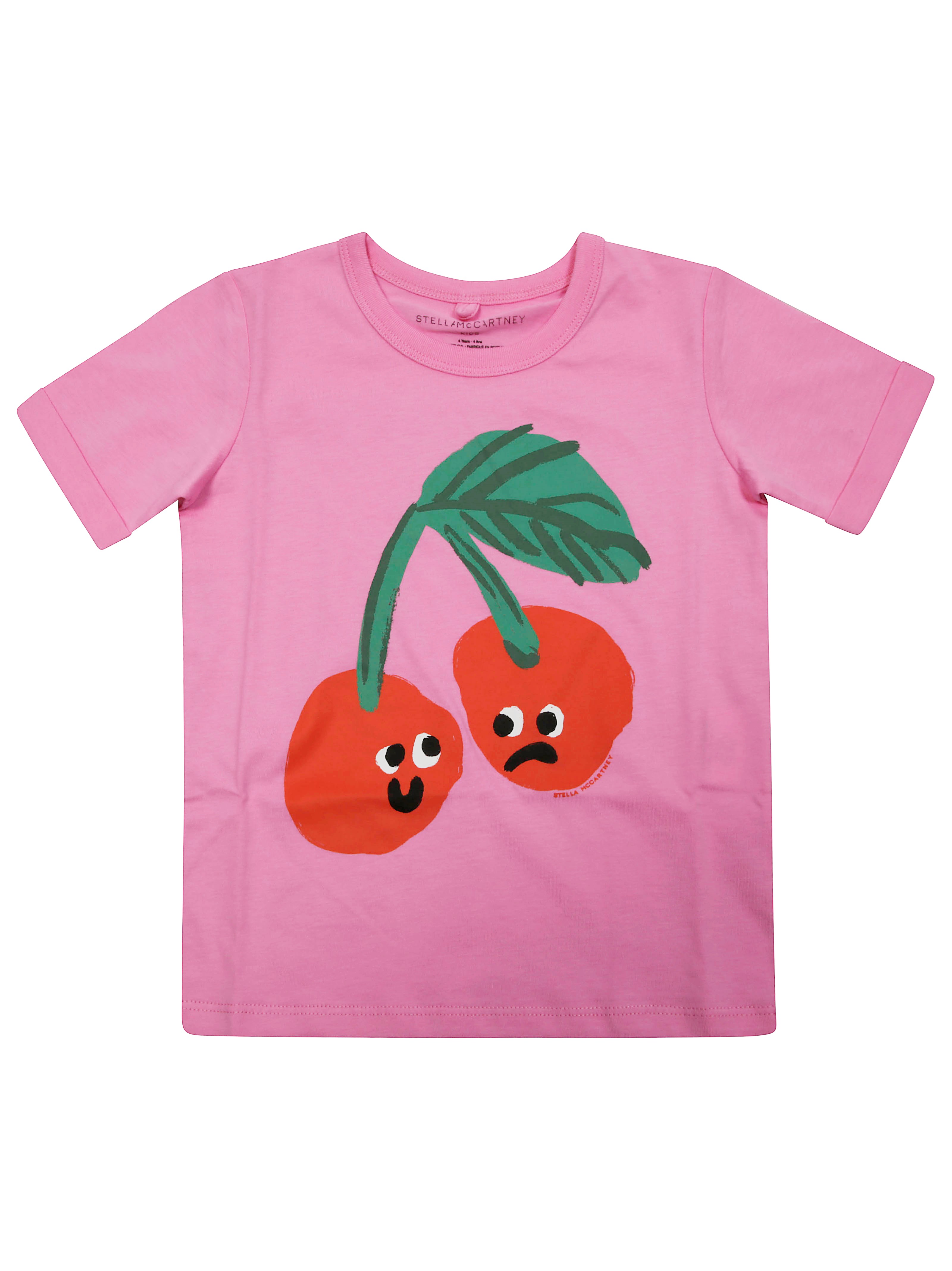 Stella Mc Cartney Junior T Shirt Fragola In Fuchsia