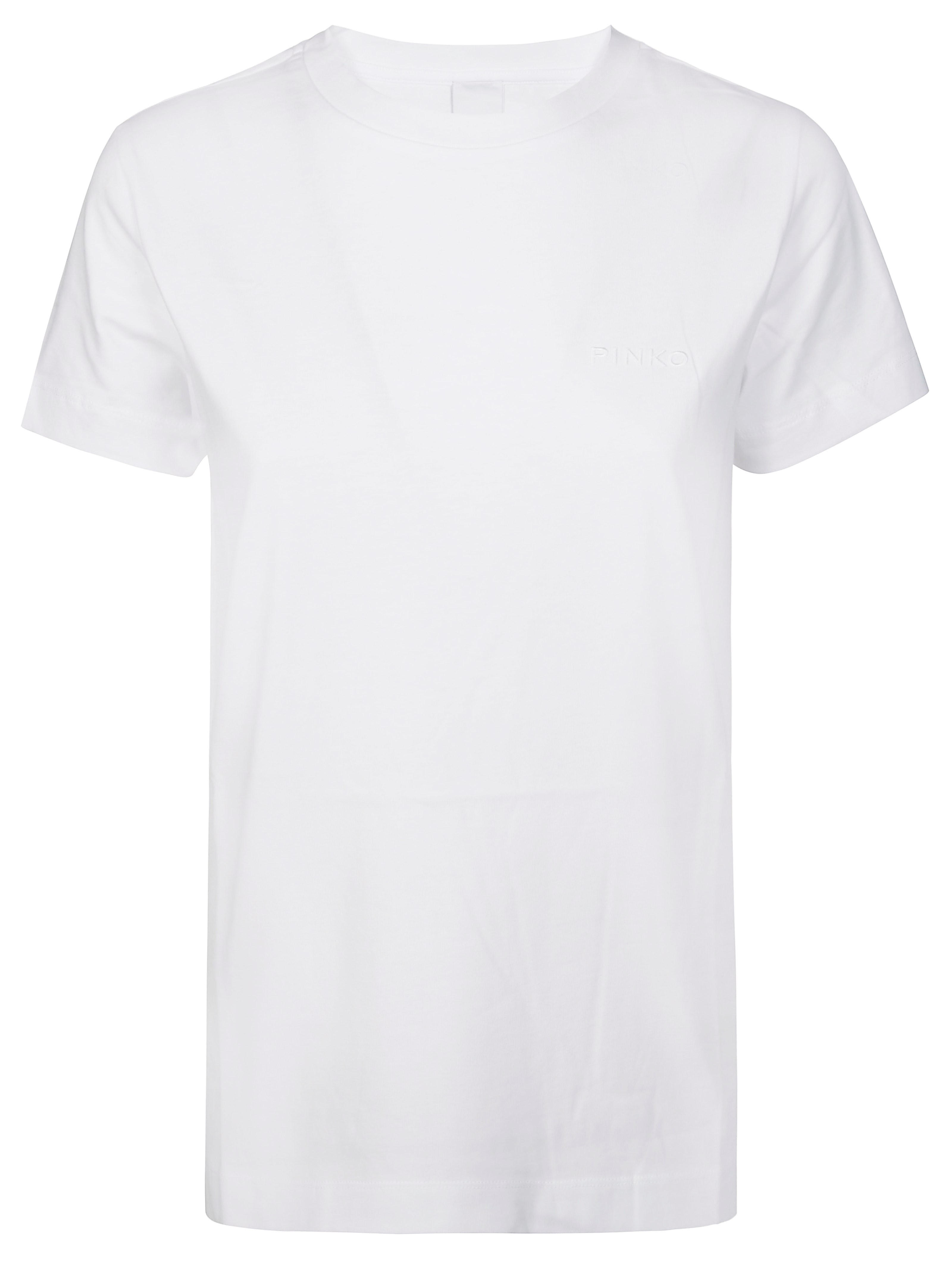 Pinko Start T-shirt Jersey Logo In White