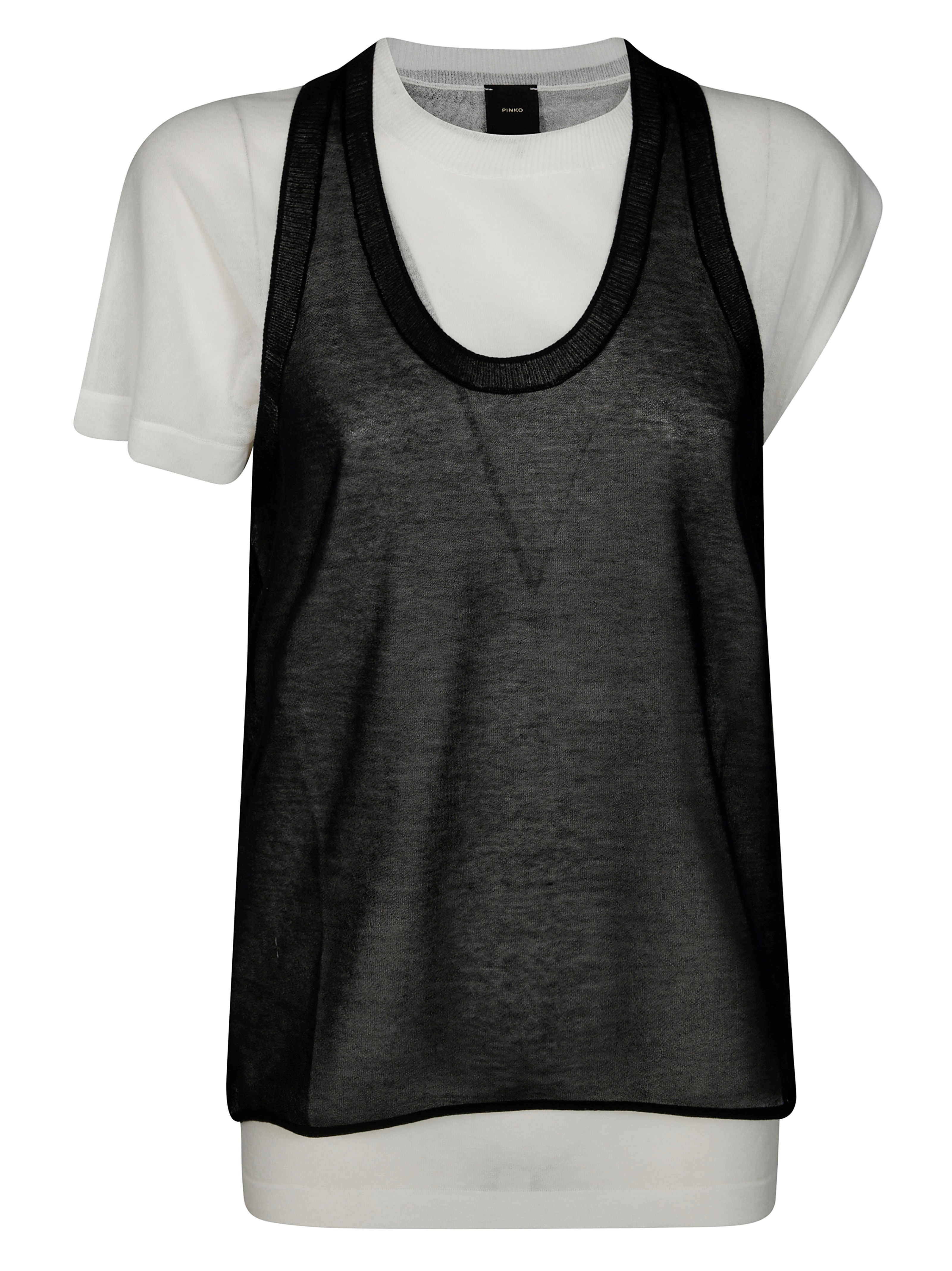 Shop Pinko Mark Maglia In White