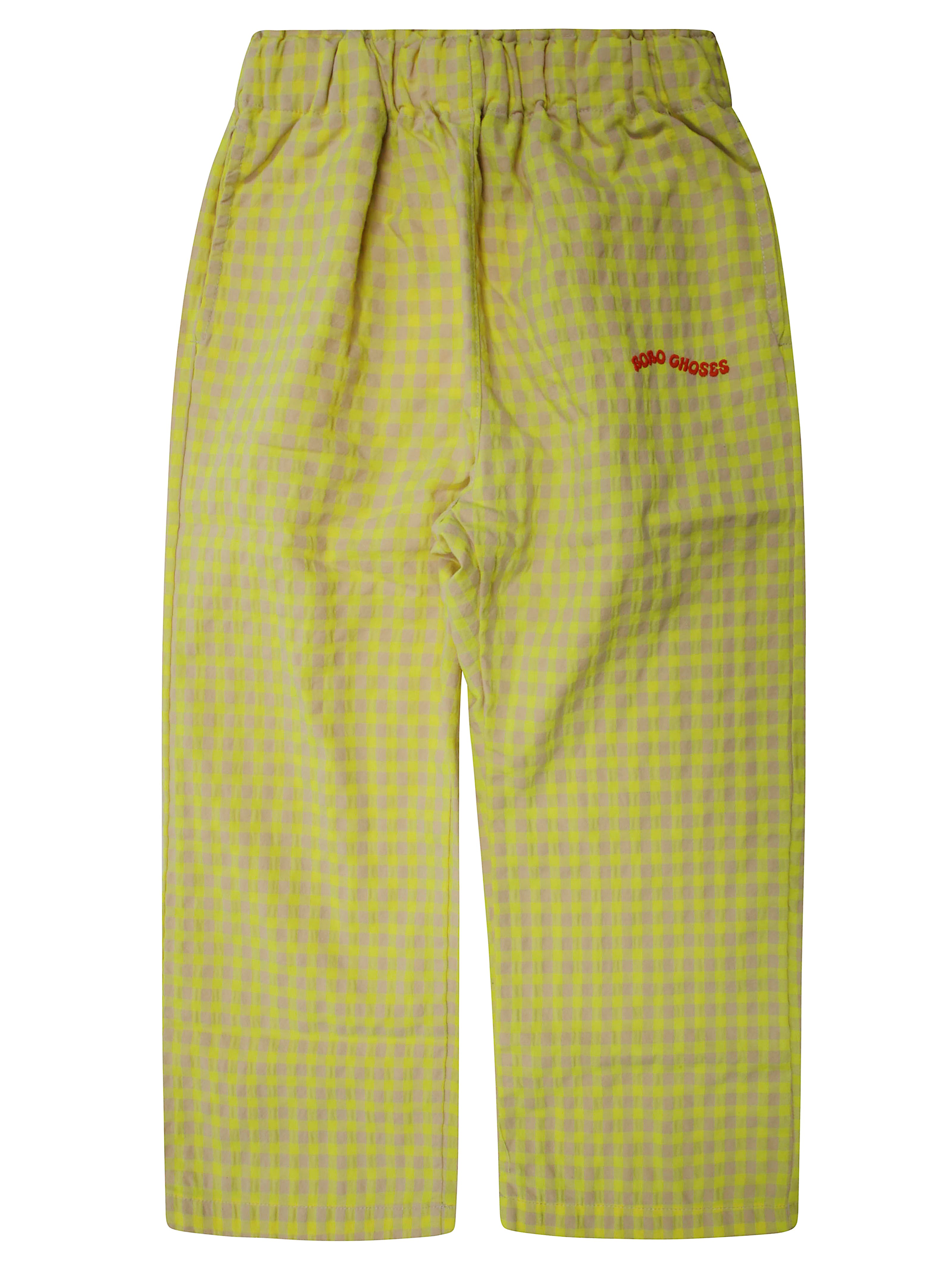 Bobo Choses Panta Coulotte Vichy In Yellow
