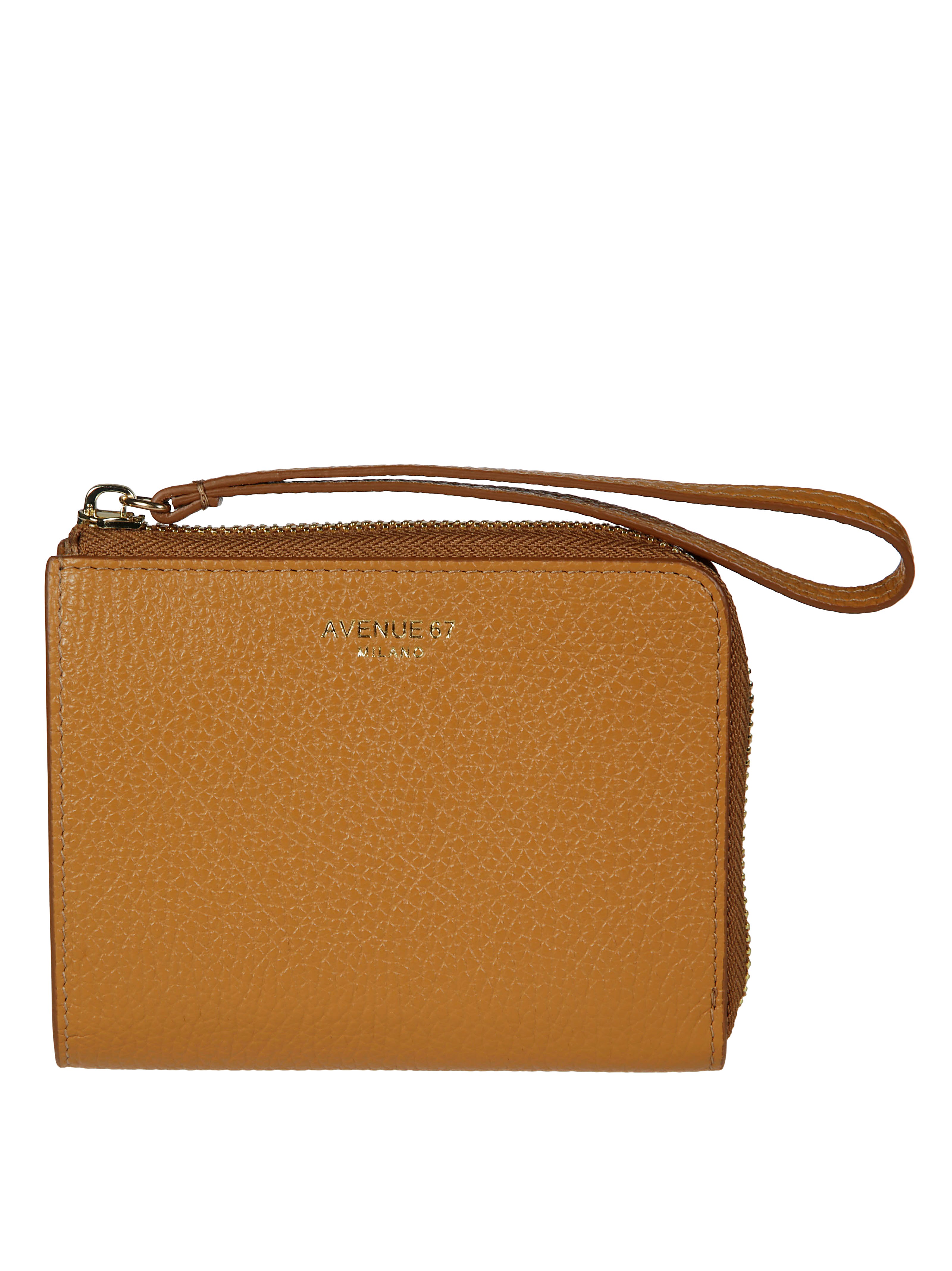 Avenue 67 Portafoglio A Zip In Brown