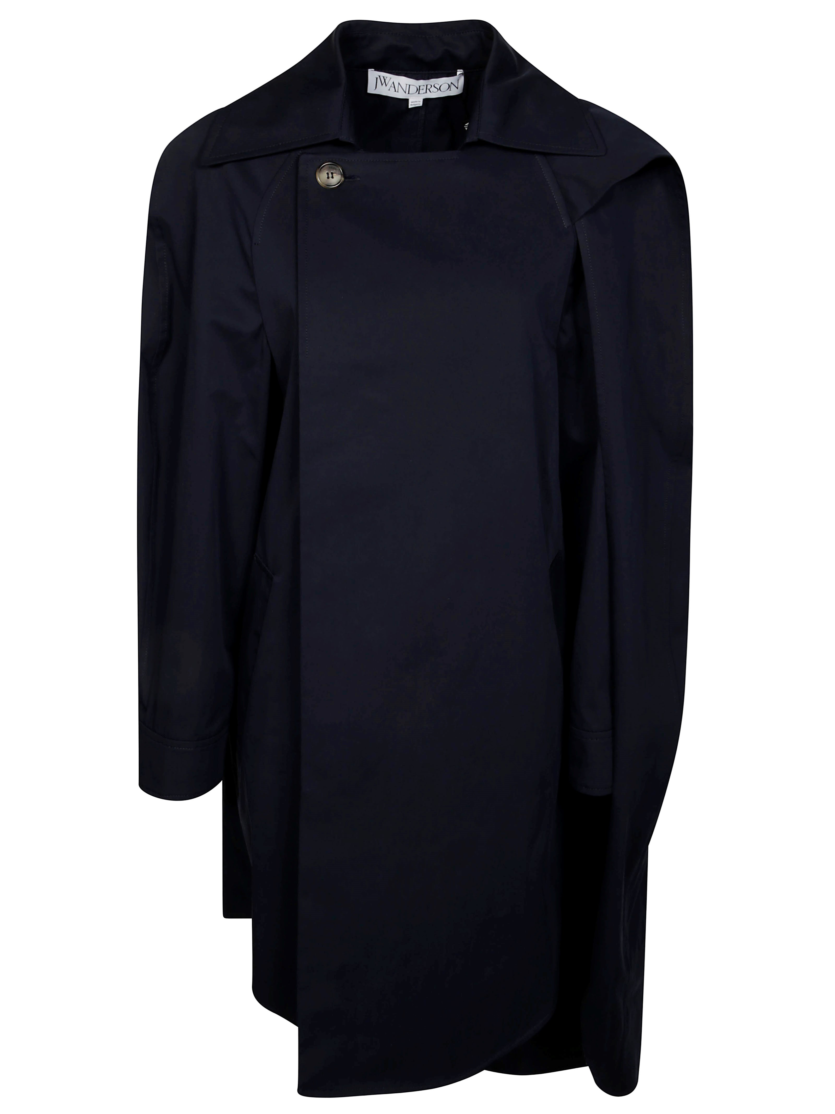 JW ANDERSON JW ANDERSON ASYMETRIC CAPE TRENCH COAT