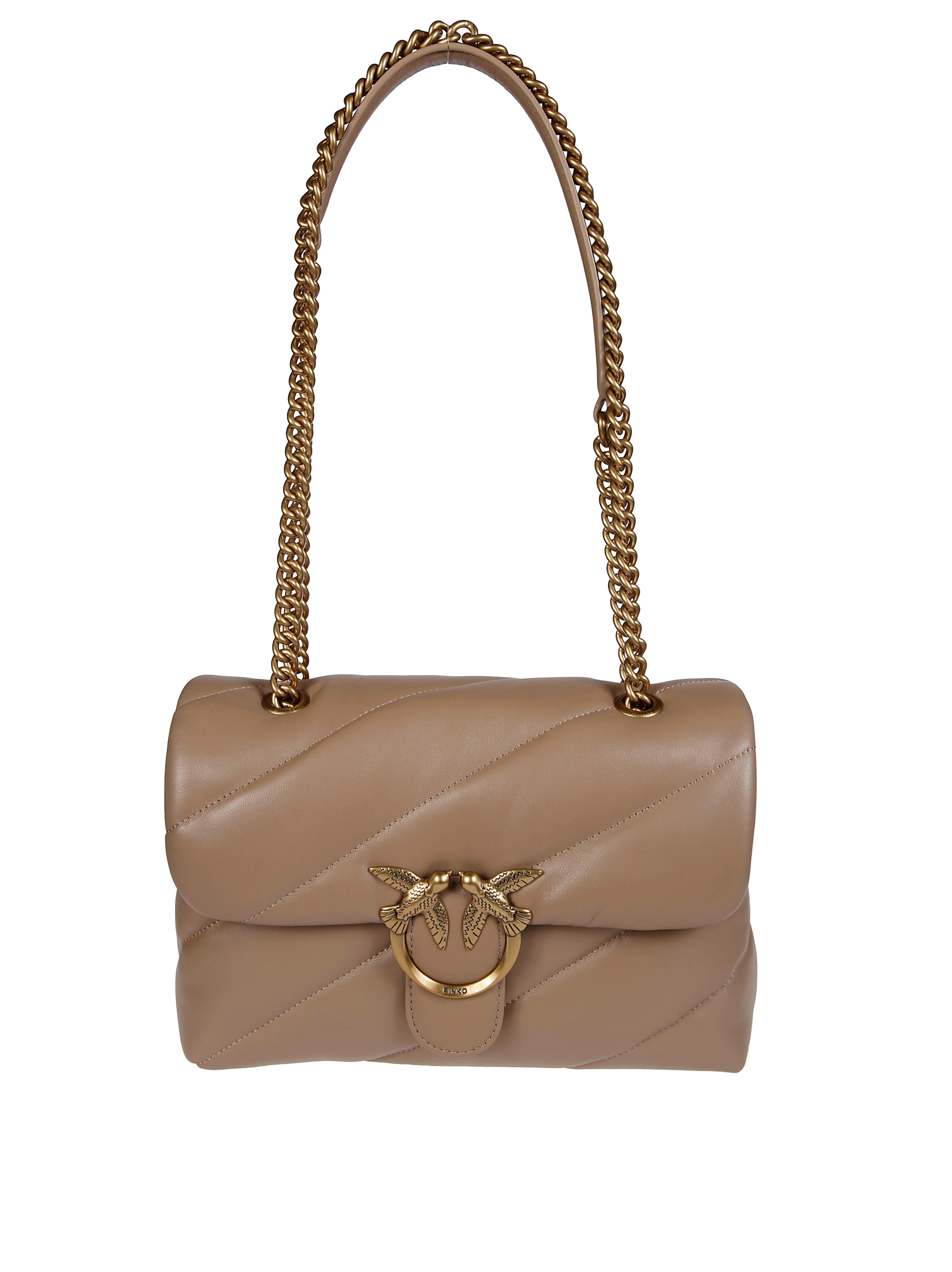 Pinko Love Puff Classic In Beige