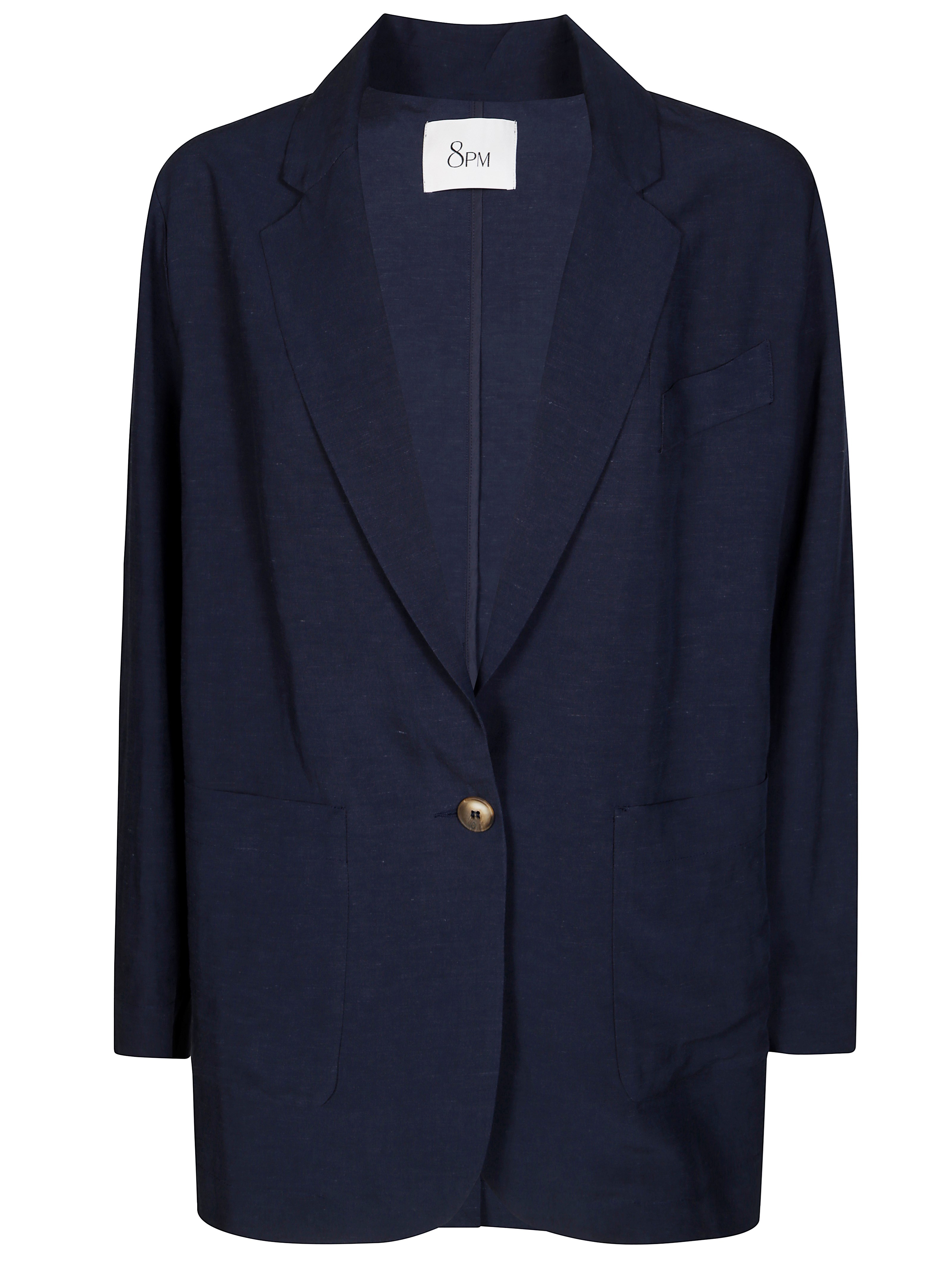 8pm Single-breasted Blazer In Blue