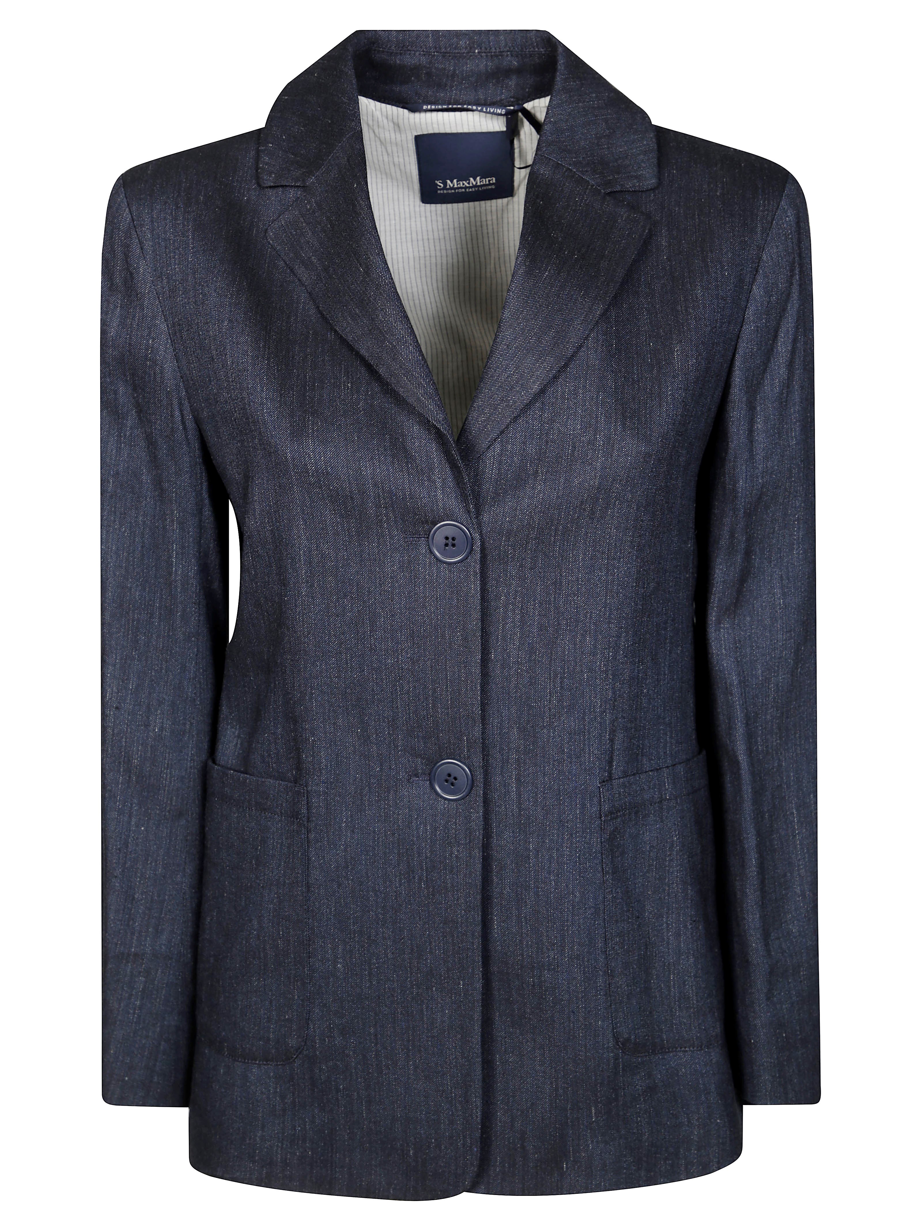 S'MAX MARA S'MAX MARA DERNA GIACCA DENIM LINO