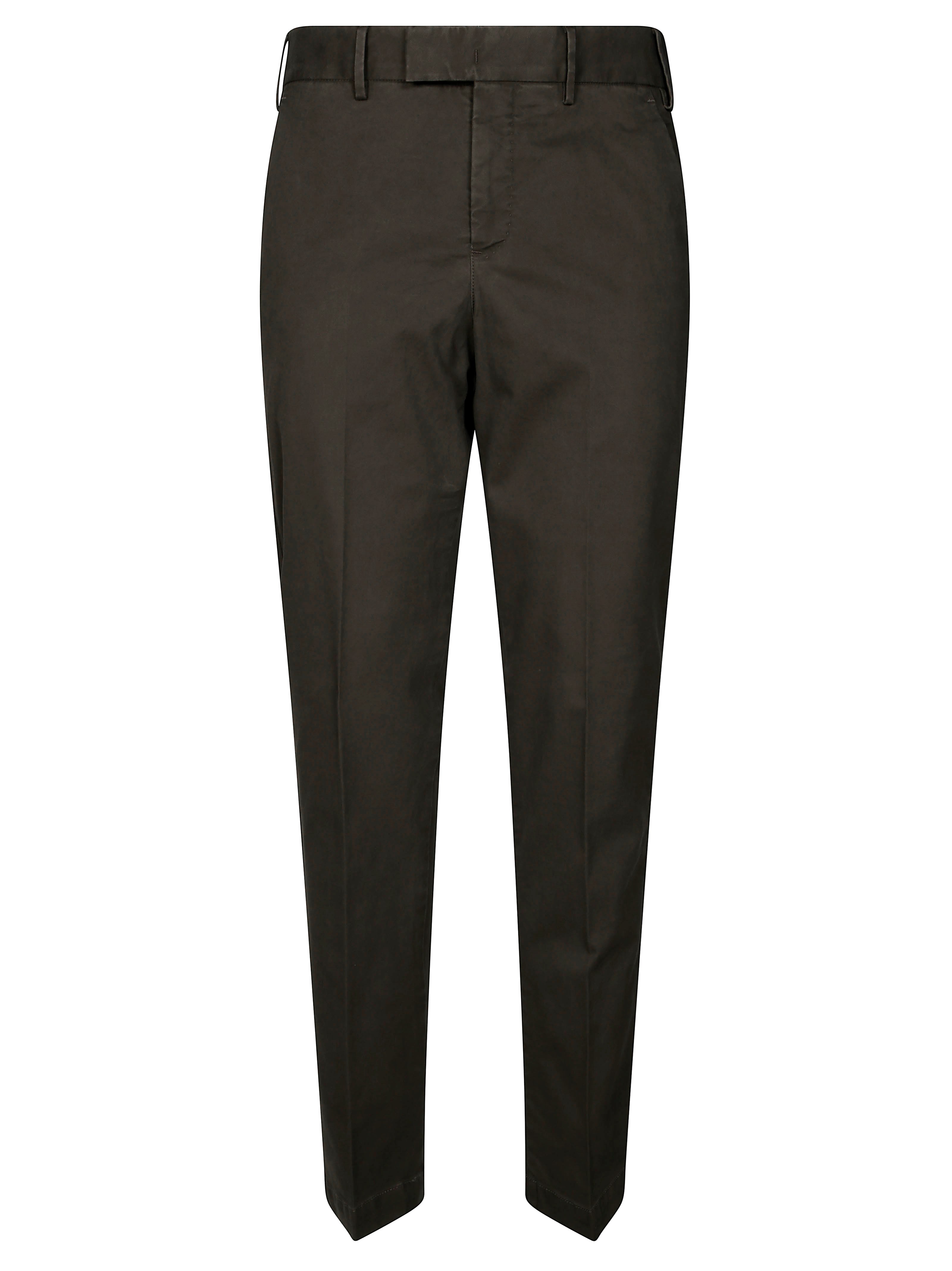 Pt01 Belt Loop Casual Pants In Gray