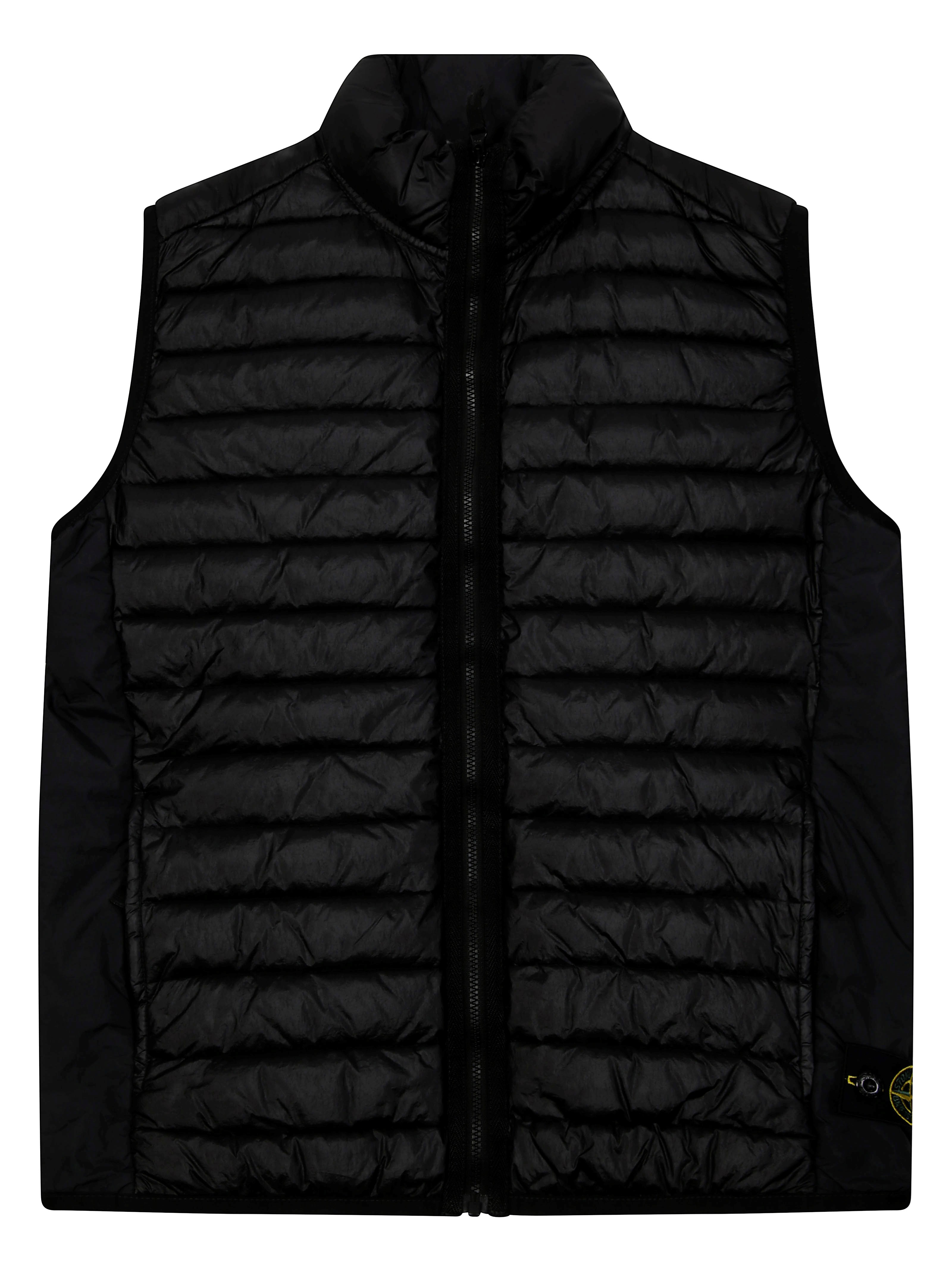 Stone Island Gilet Piuma In Black