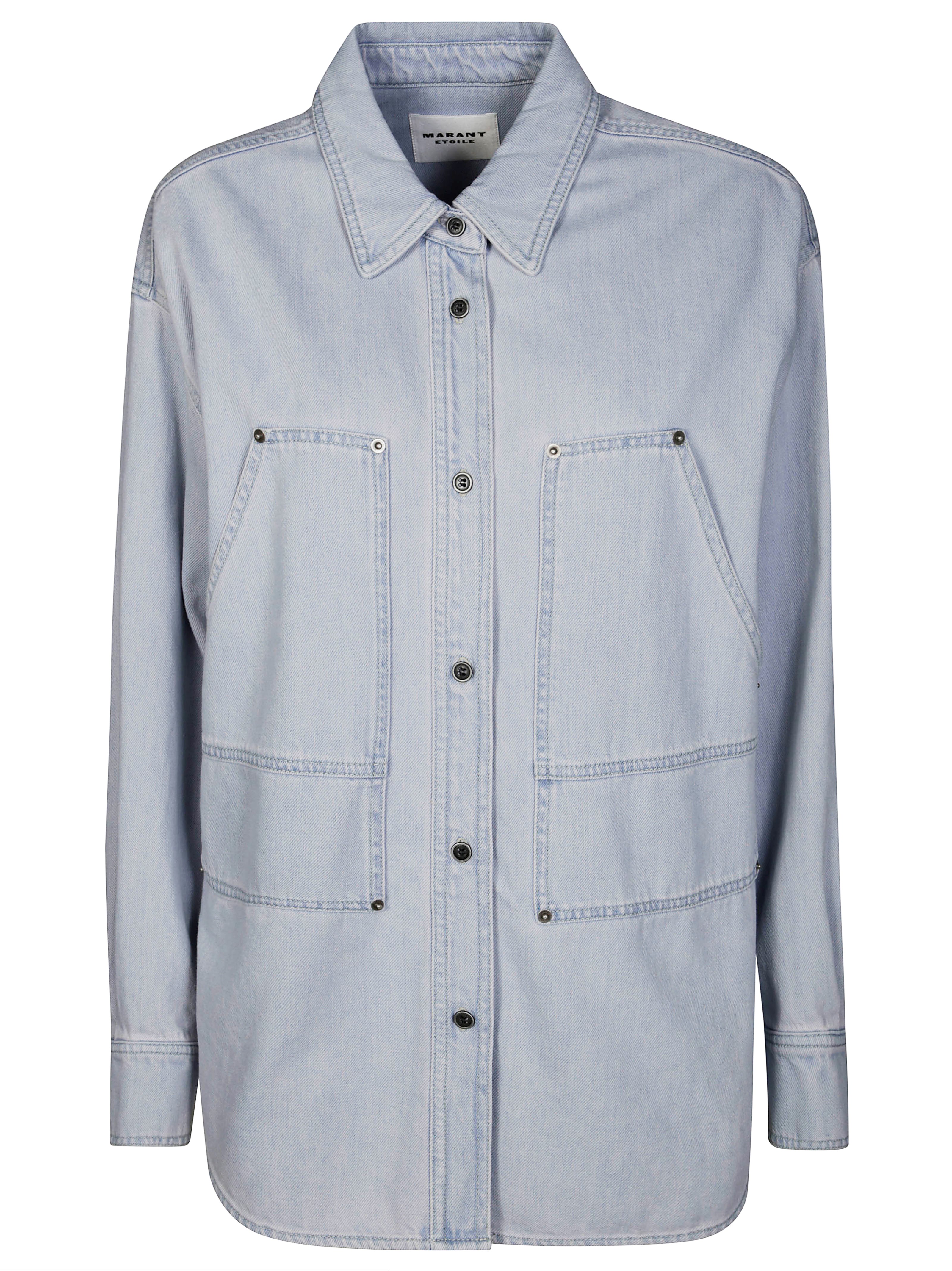 Isabel Marant Étoile Gb Long Sleeves Collared Neck Chest Pockets