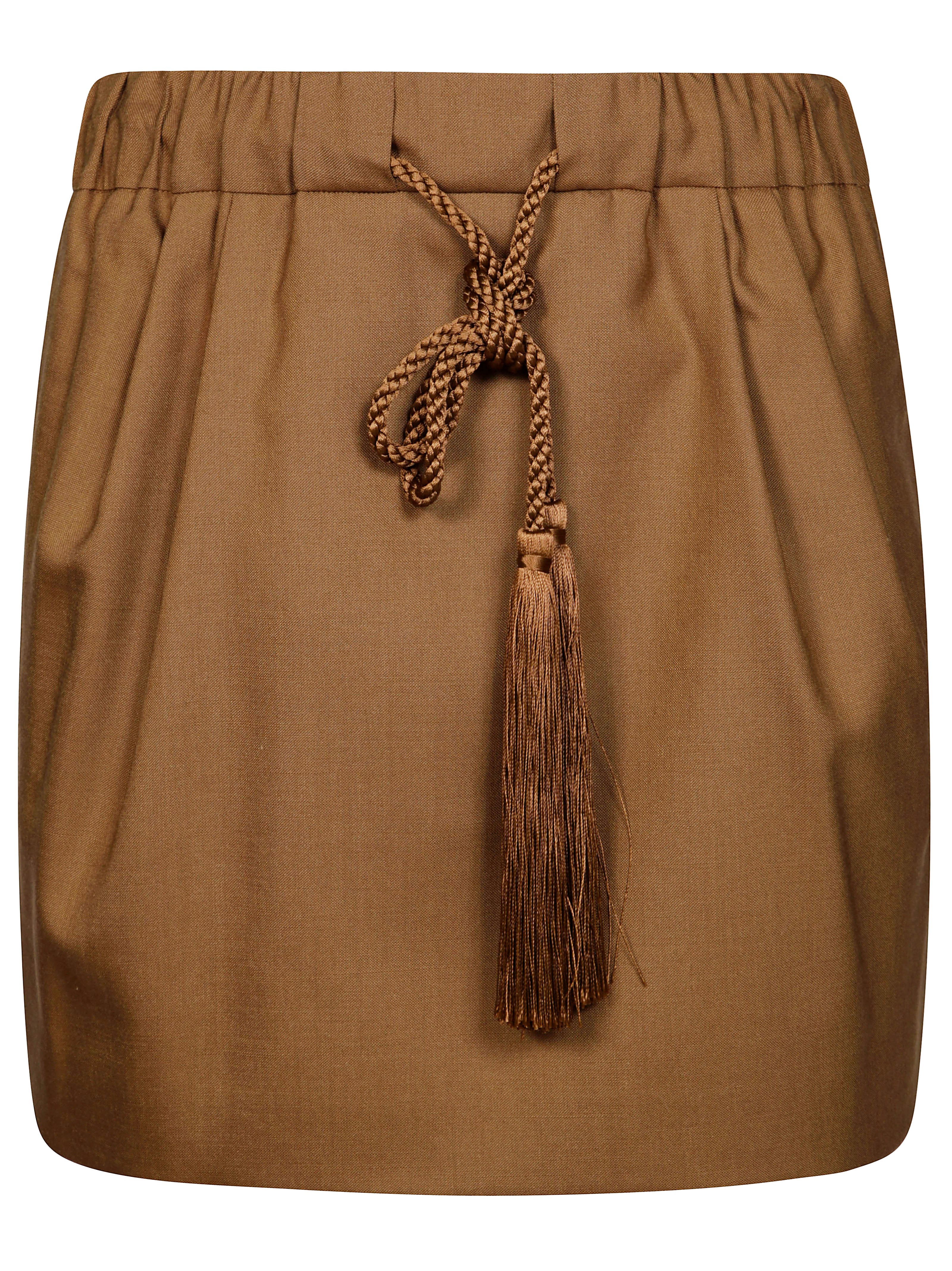 Max Mara Women's Tabarin Skirt Tobacco | Size 38 | 2511101031600014 In Brown