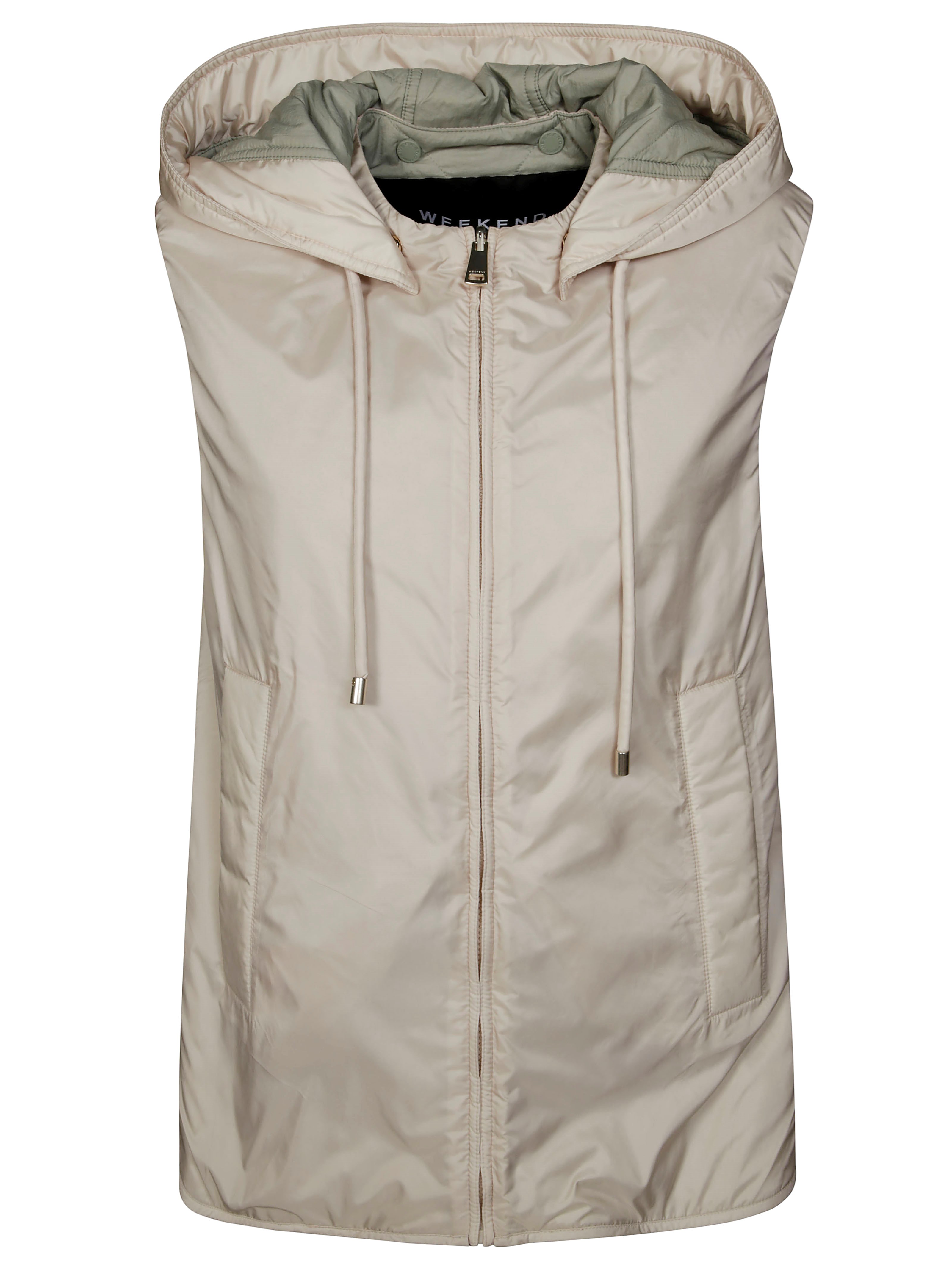 Max Mara Weekend Tecla Imbottito Smanicato In White
