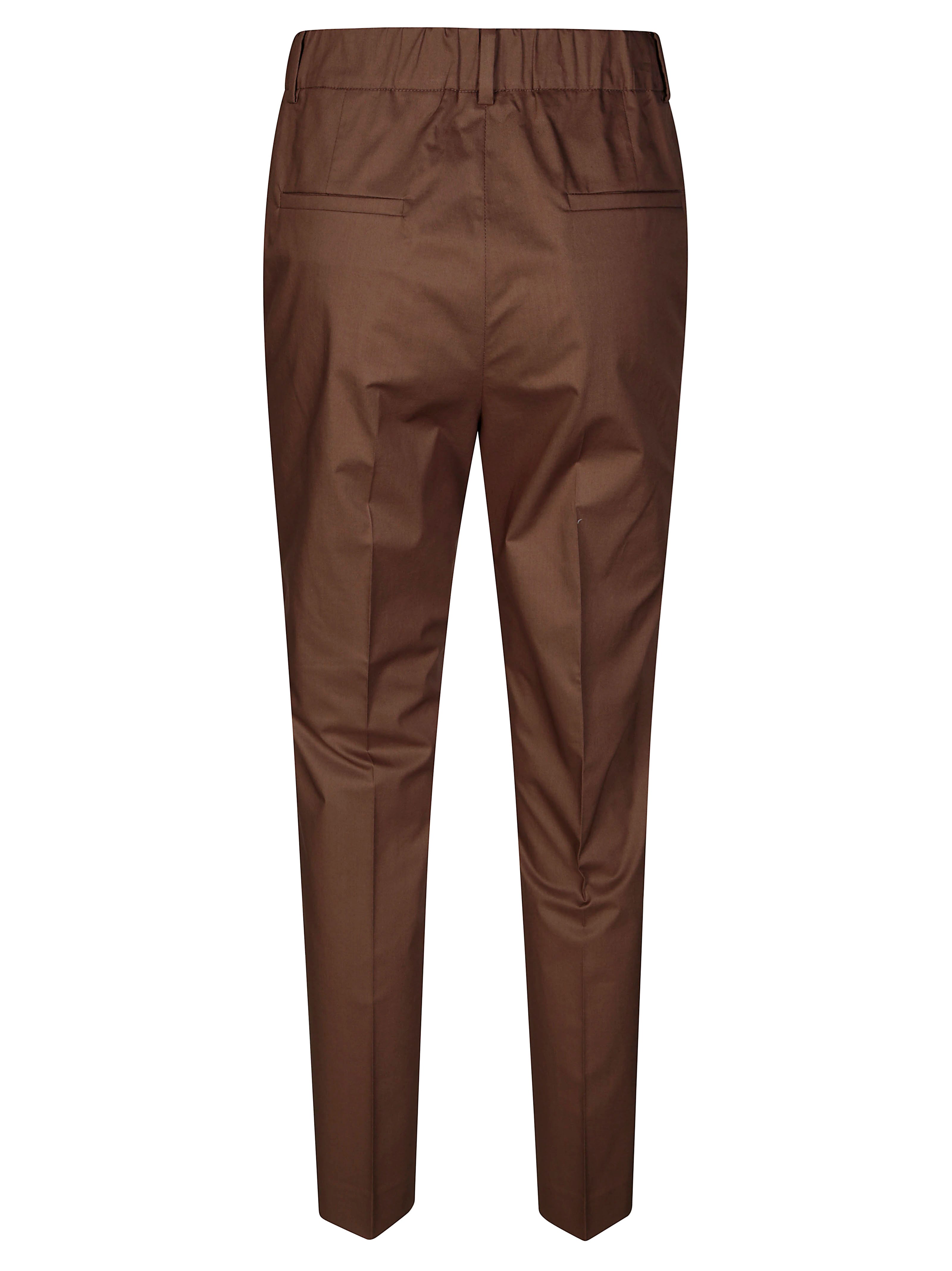 Incotex Belt Loops Trousers Featuring Pockets In Brown