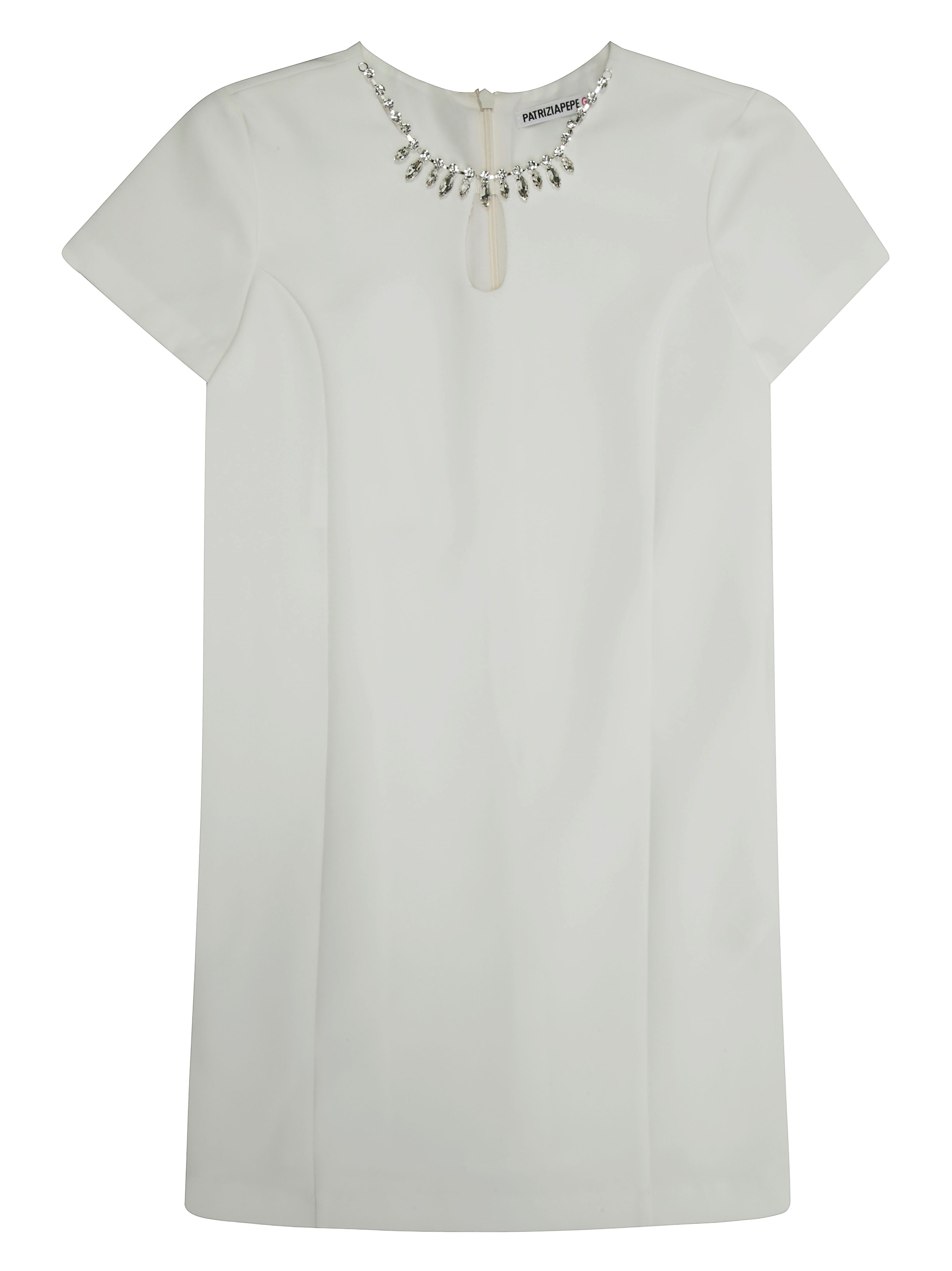 Patrizia Pepe Abito Sm Con Fiocchi In White