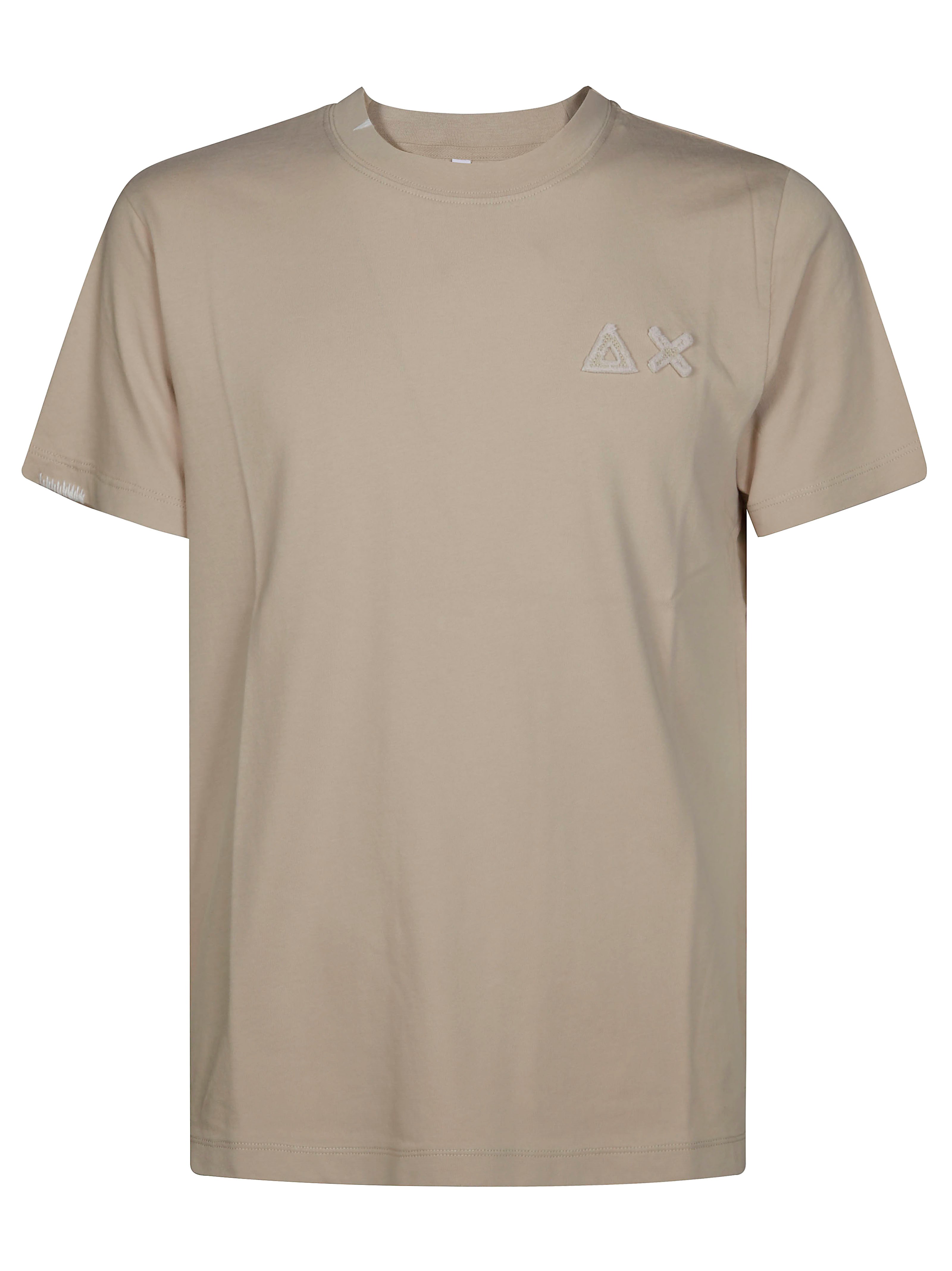 Sun 68 T Shirt Vintage Rotture In Gray