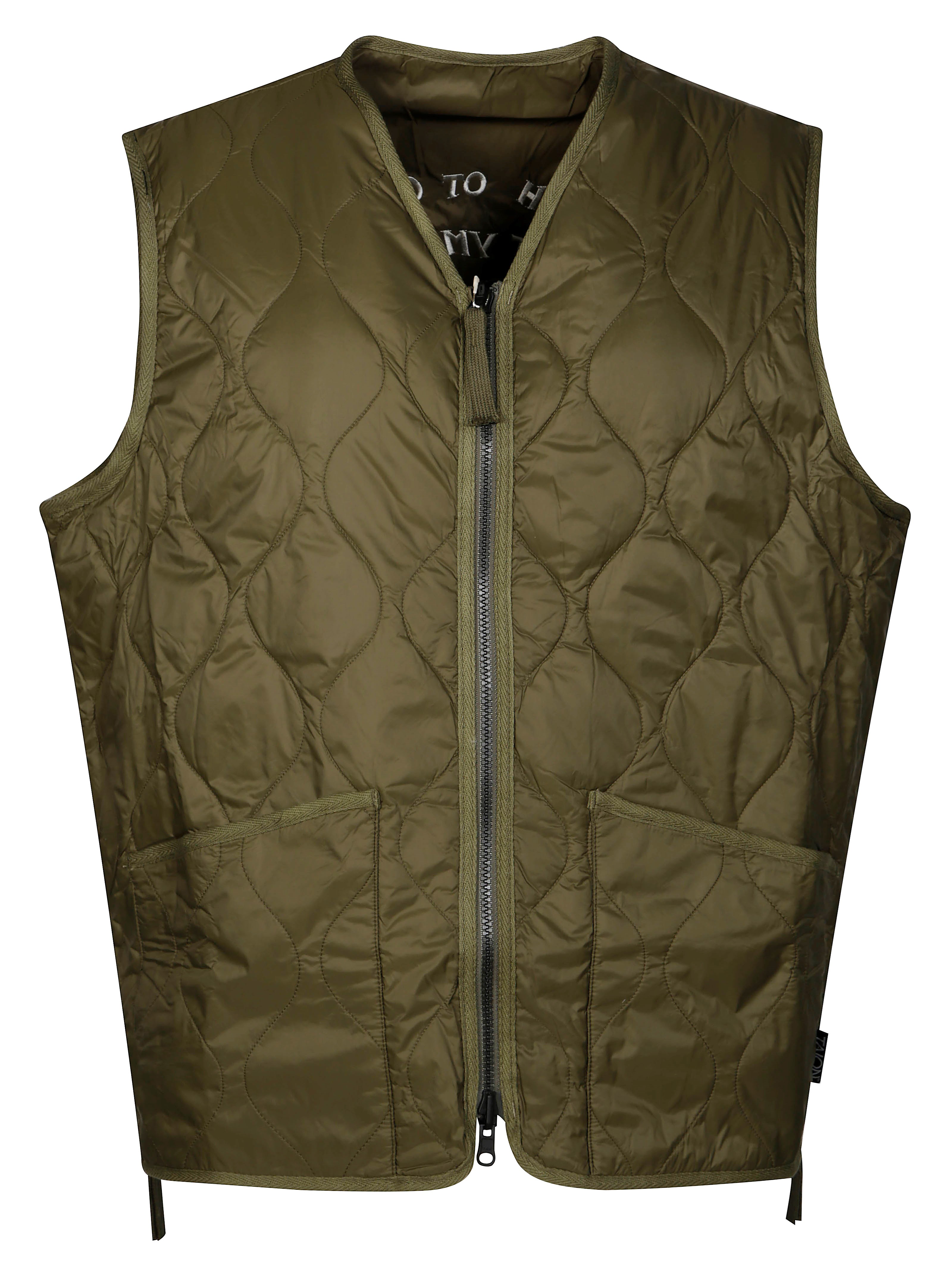 Taion Reversible Vetjan Down Vest In Green