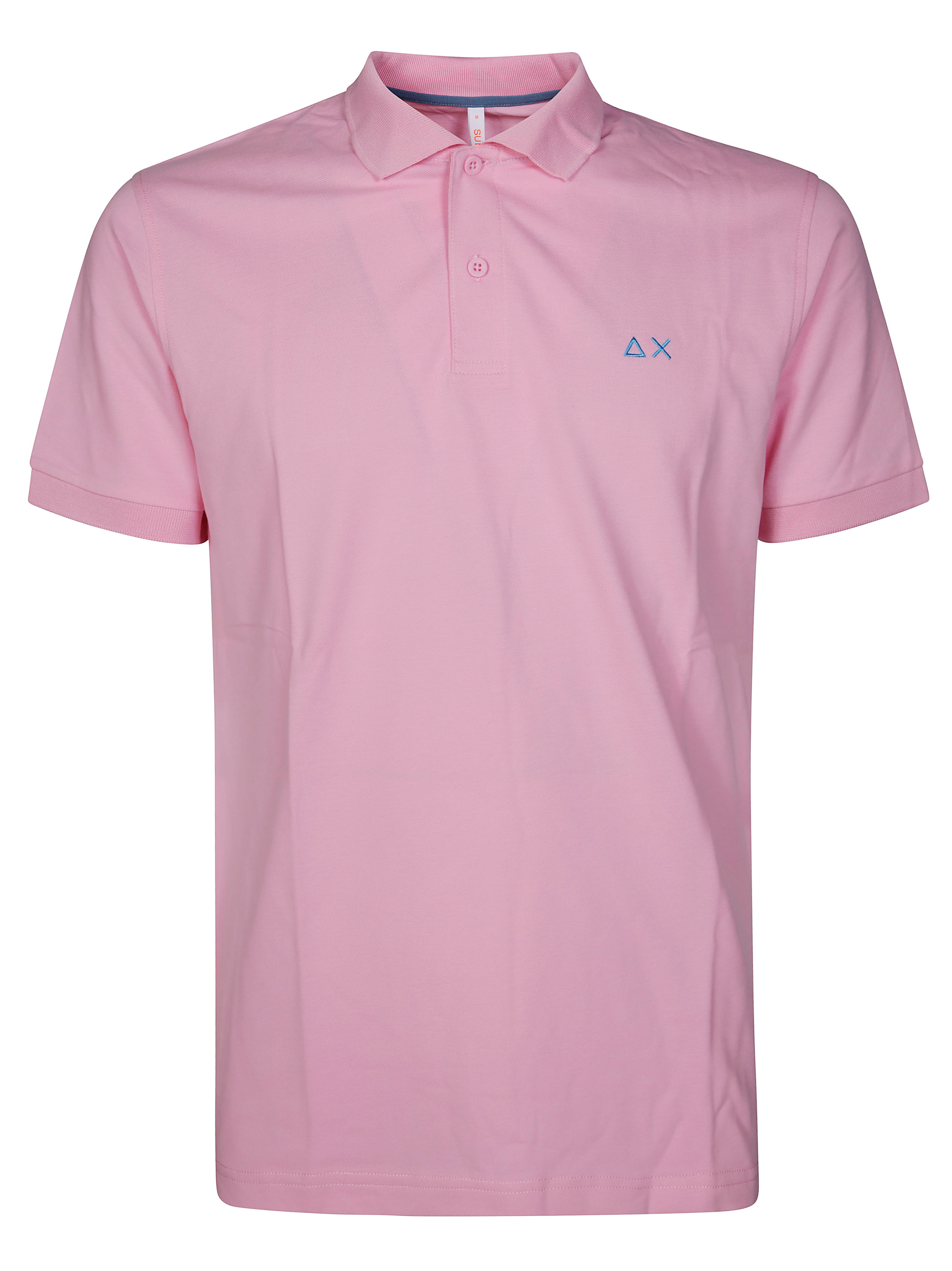 Sun 68 Short-sleeved Polo Shirt In Pink