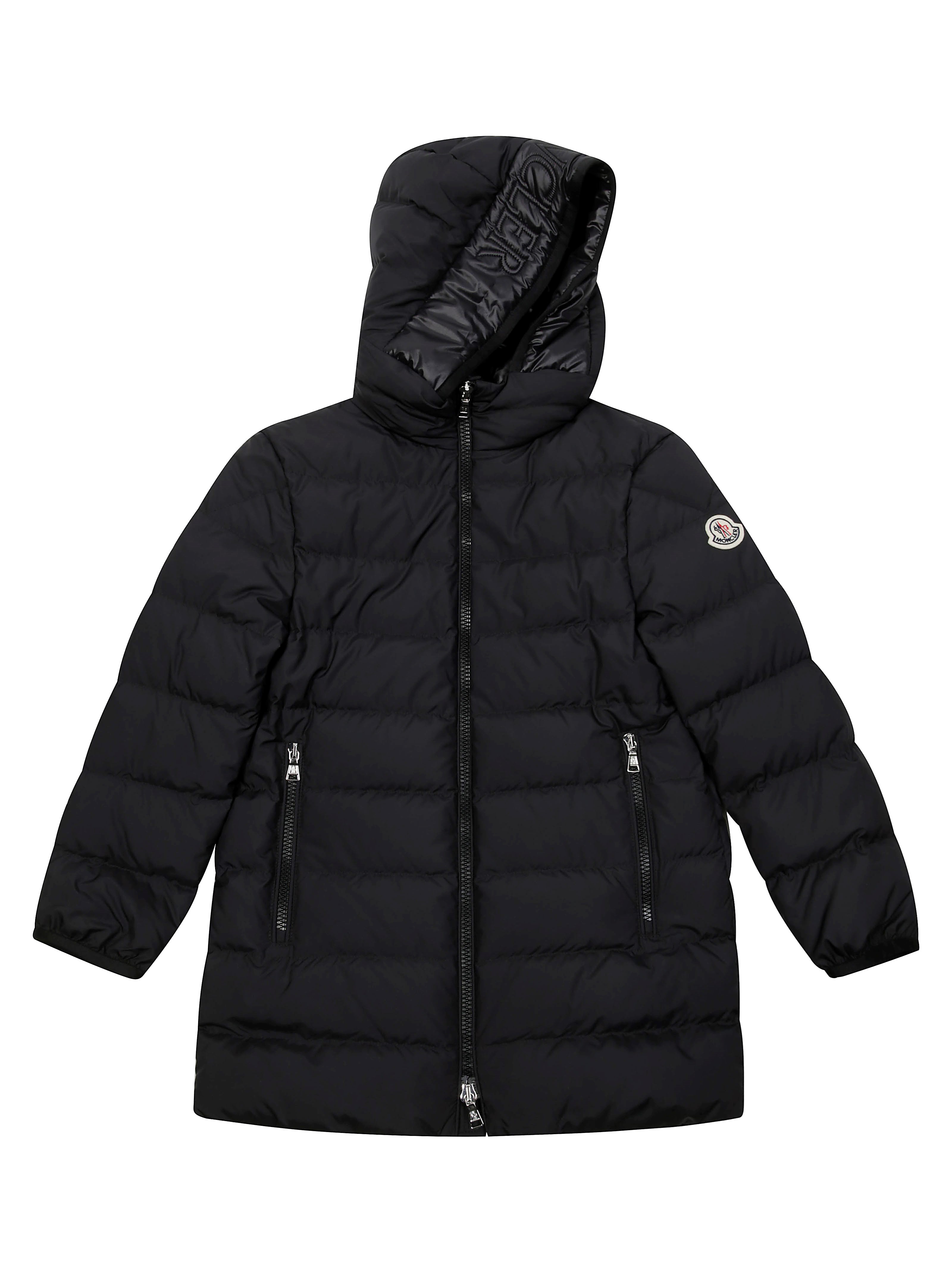 Moncler Adries Long Parka In Black
