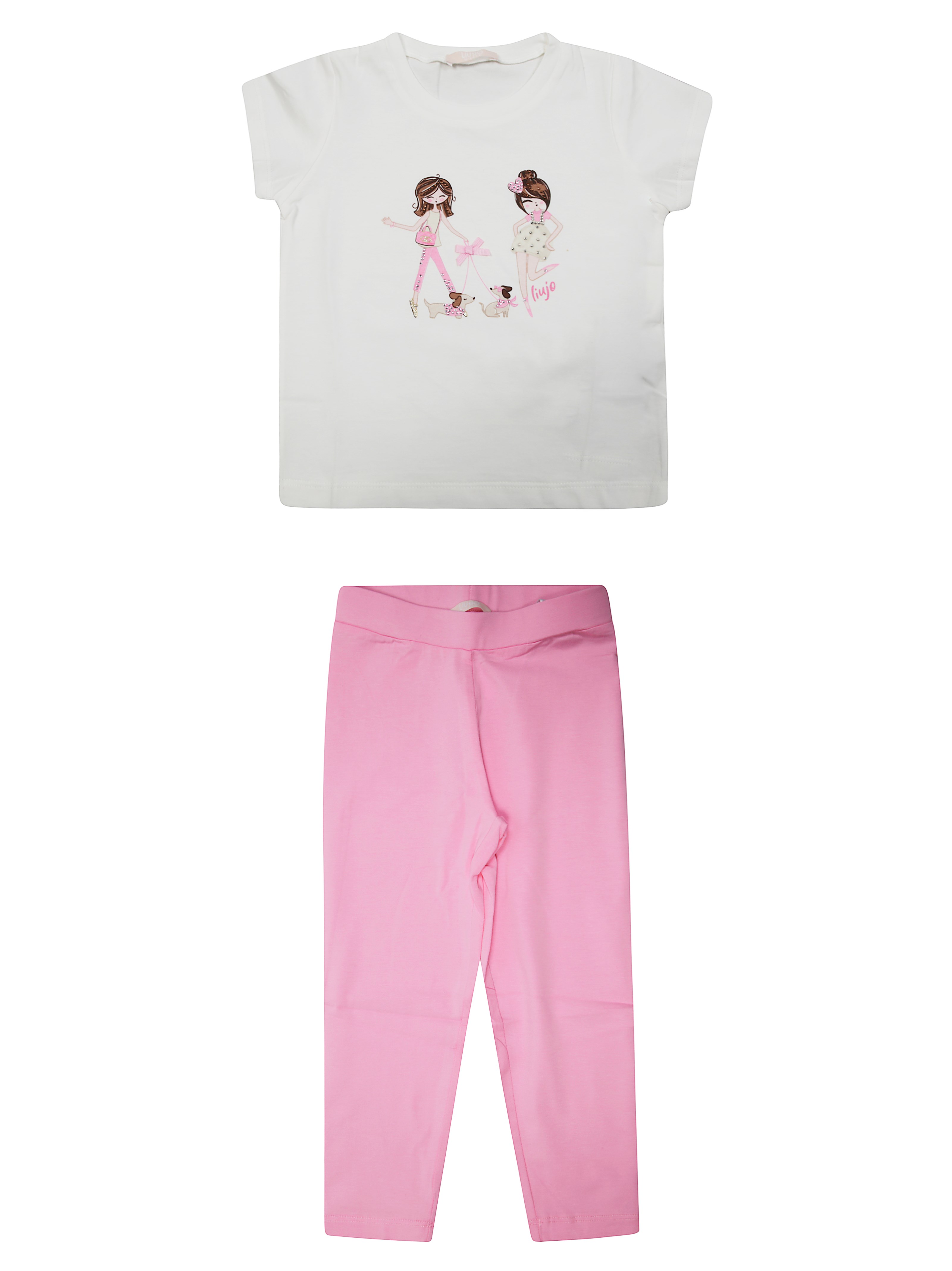 Liujo T Shirt Mm Girl In White