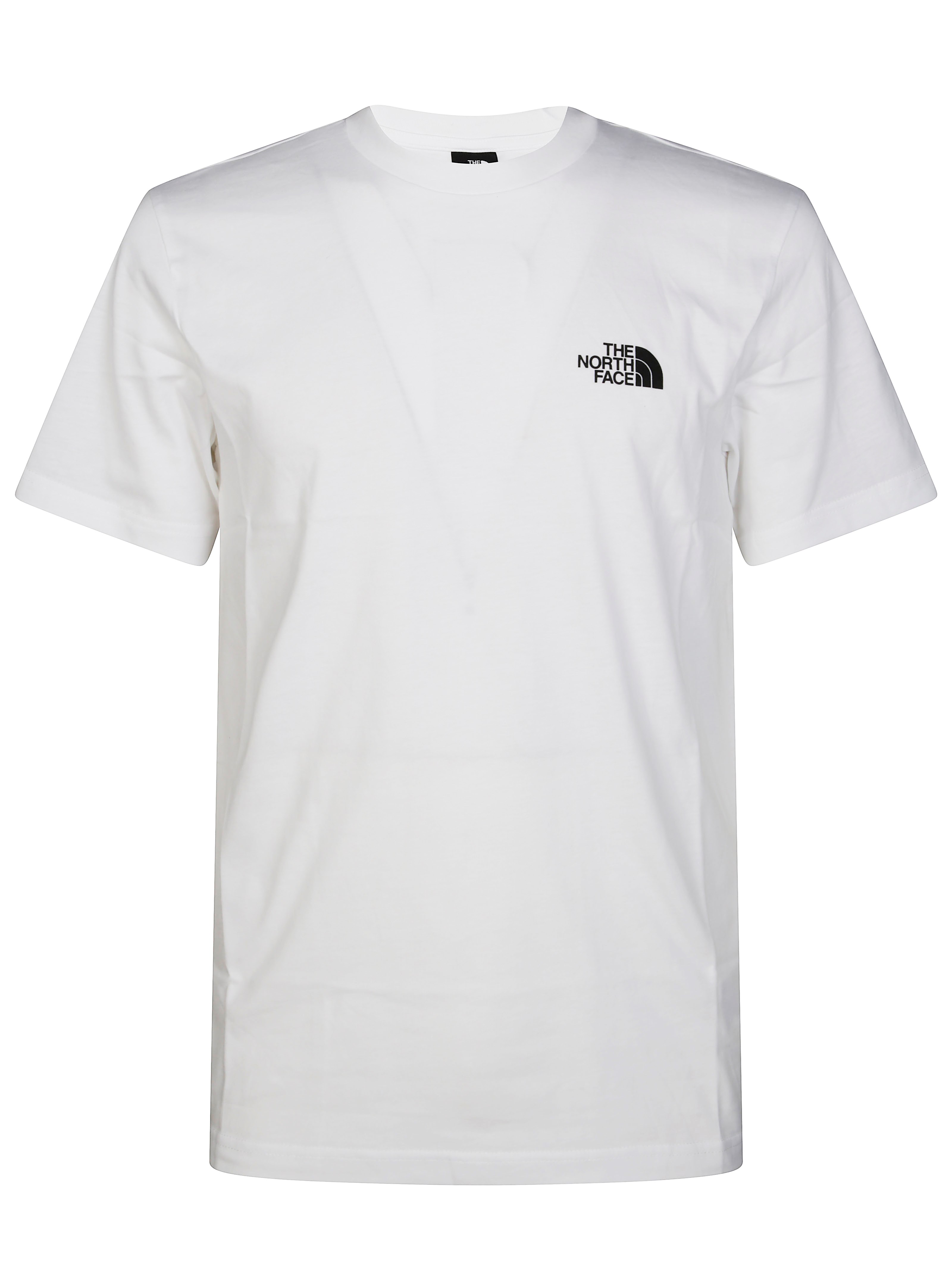 The North Face White T-shirt With Logo Printed On The Front And Back In Cotton Blend Man