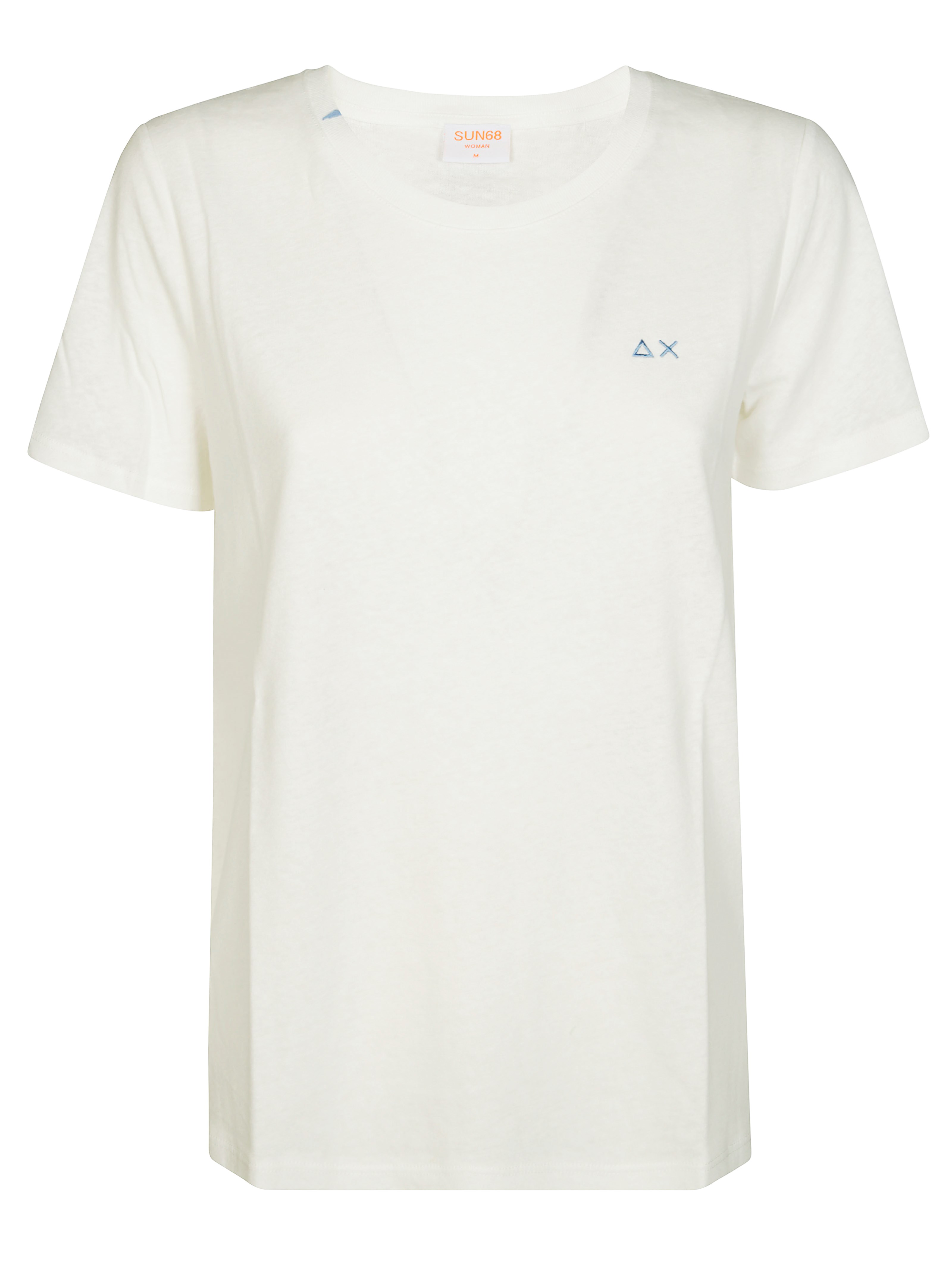 Sun 68 T Shirt Gc Lino In White