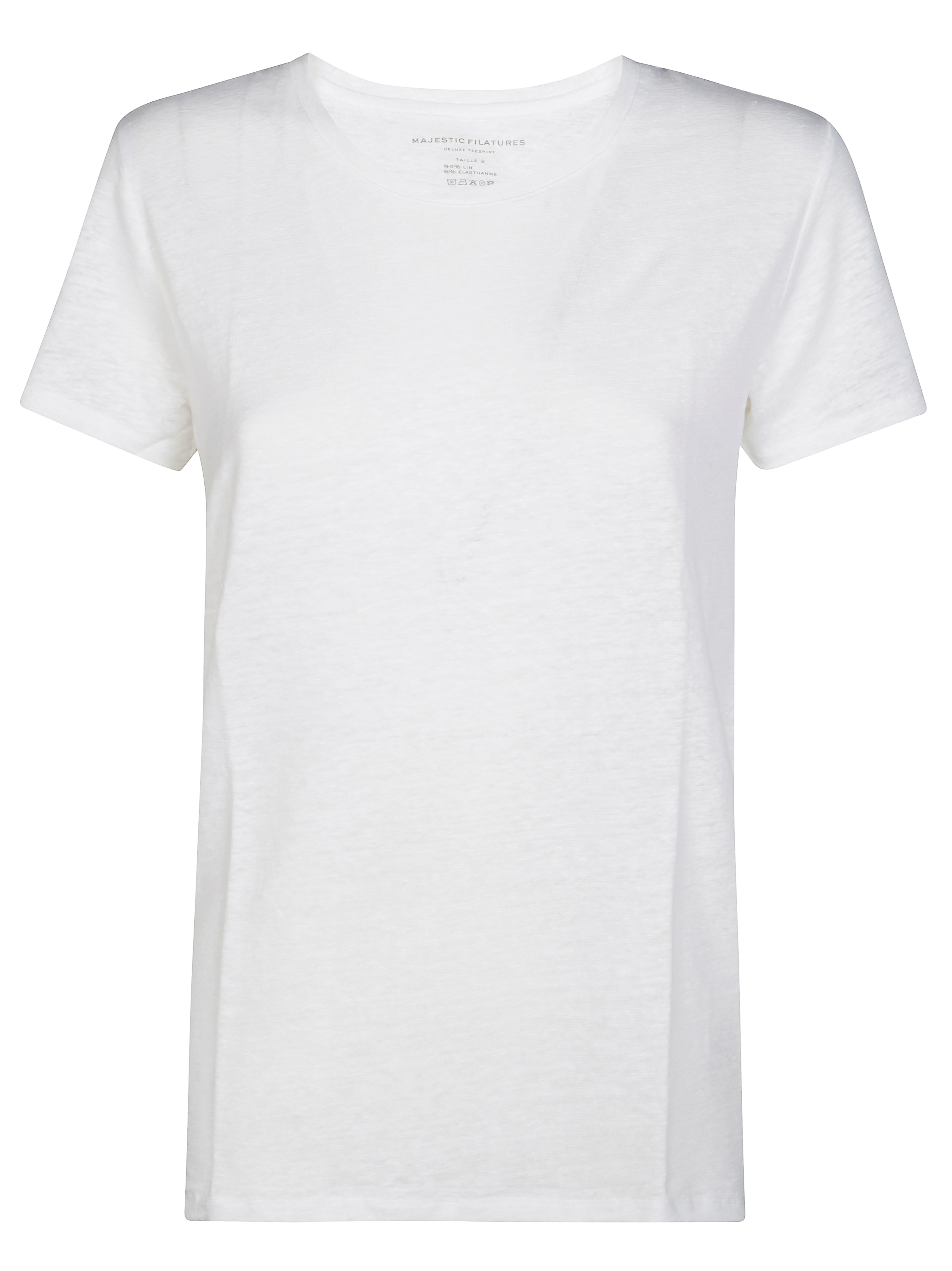 Shop Majestic Col Rond Mc In White