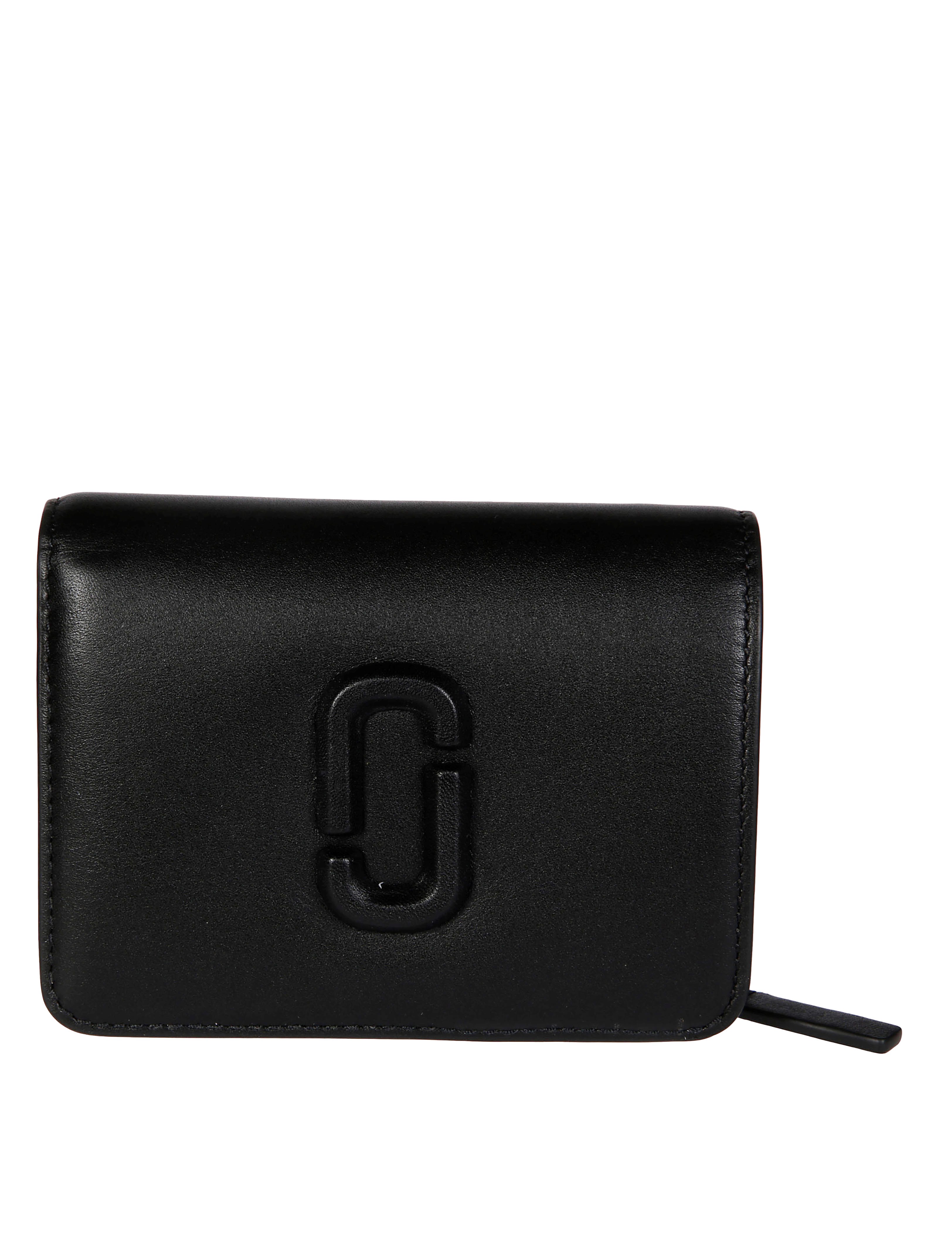 Marc Jacobs The Mini Compact Wallet In Nero