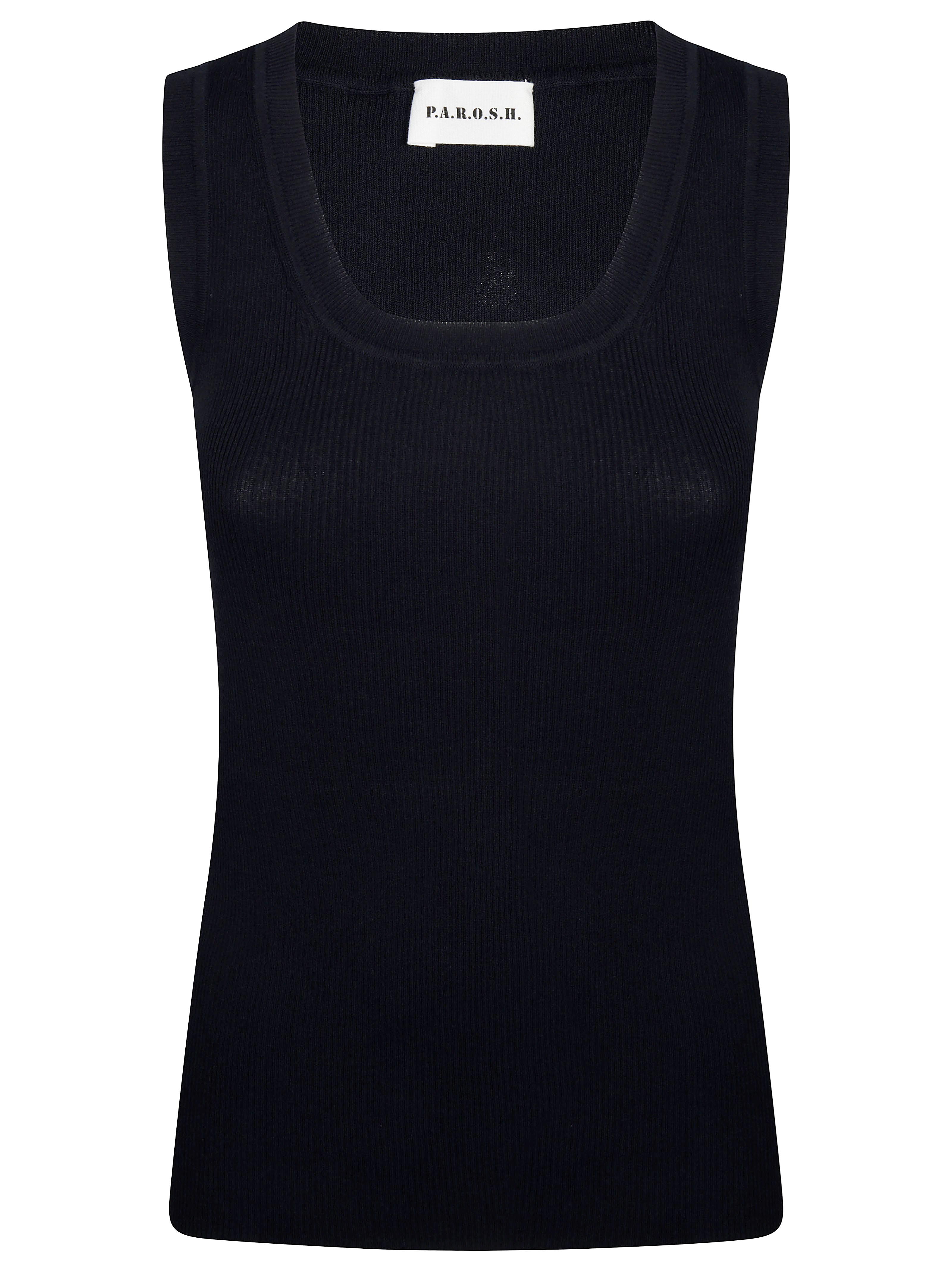 P.a.r.o.s.h Parosh Maglia Smanicata In Blue
