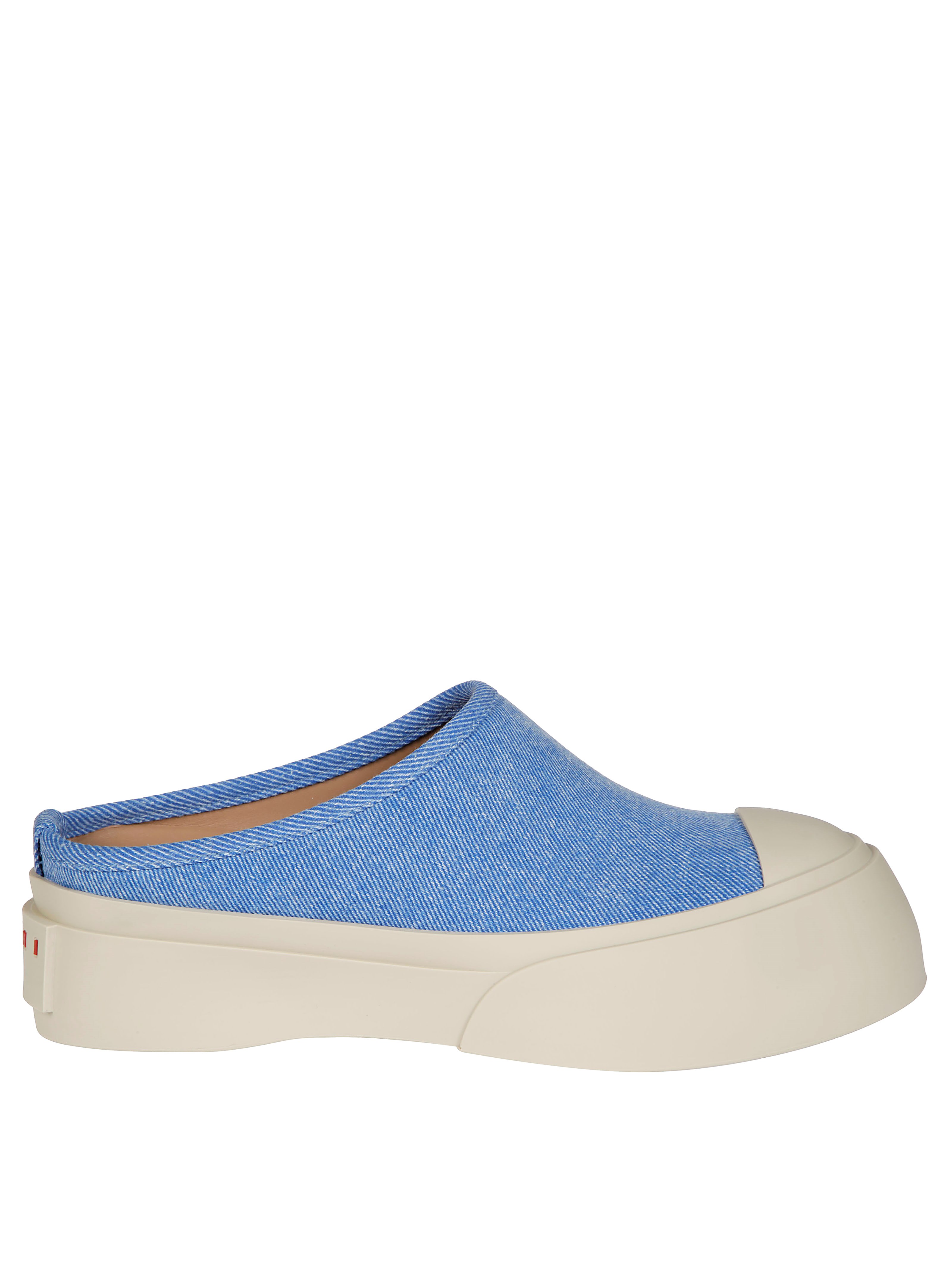 Marni Blue Pablo Sabot Slip-on Loafers In Light Blue
