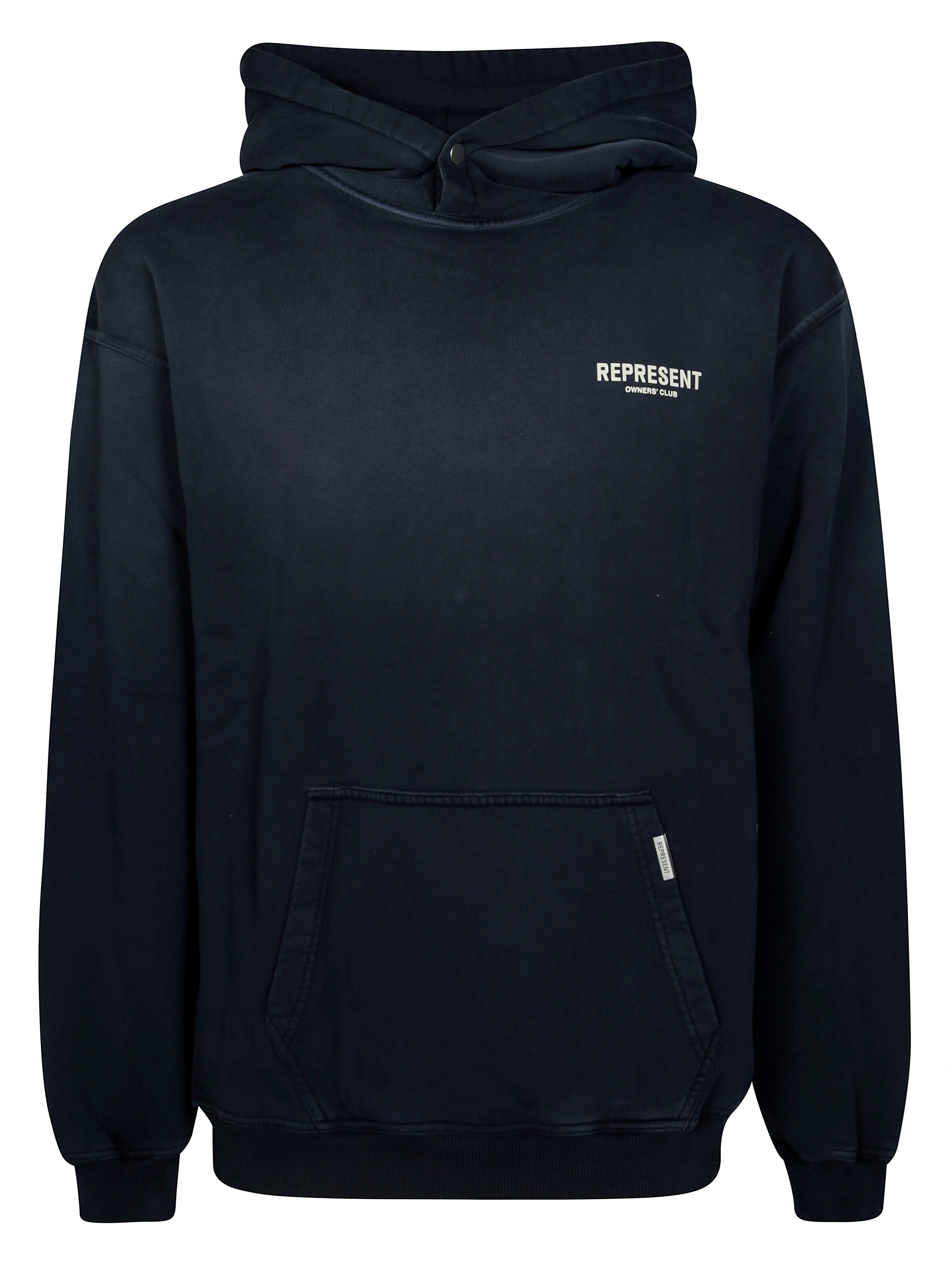 Represent Relaxed Fit Hoodie With Graphic Back And Subtle Logo In Blue