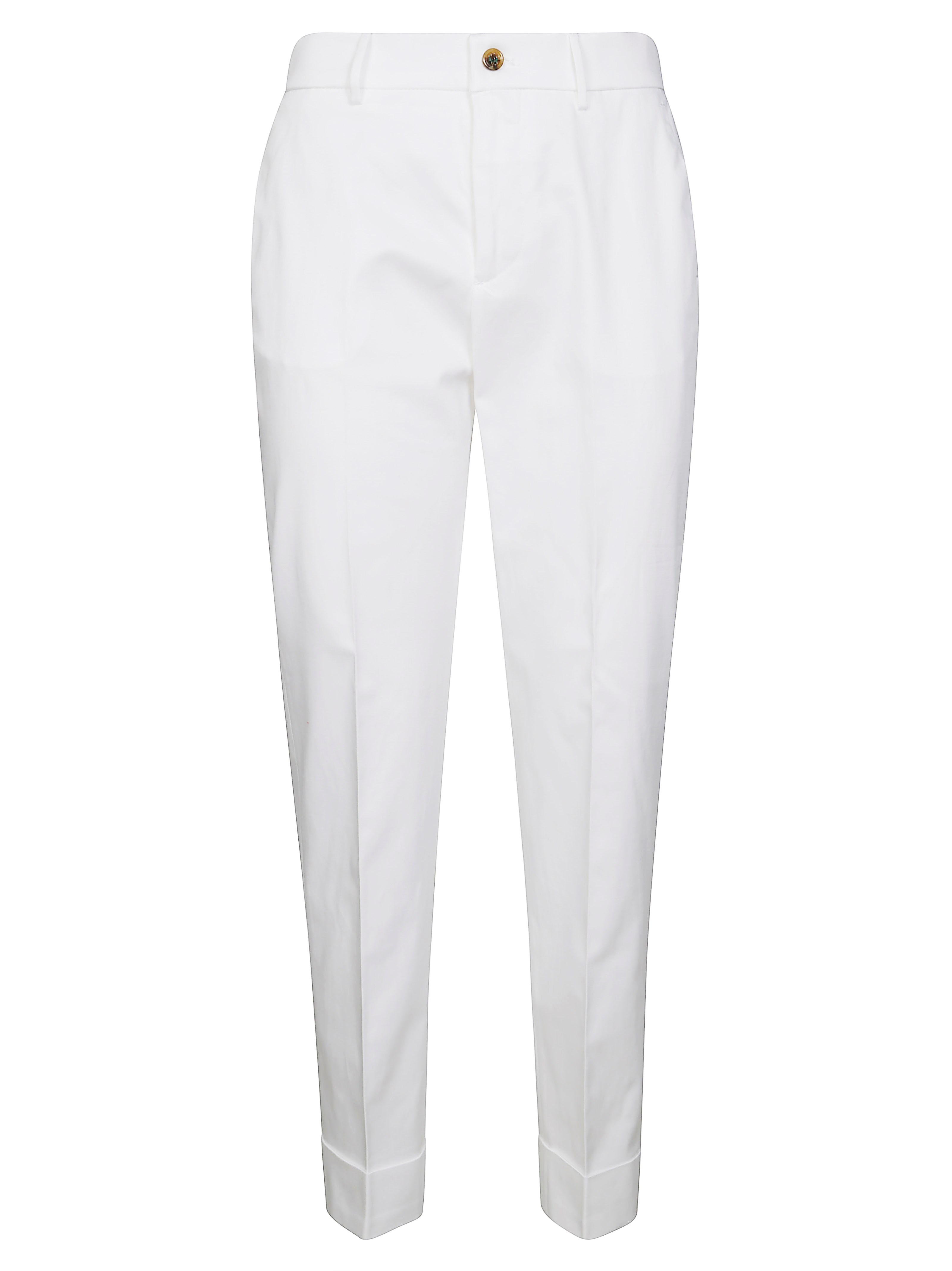 Shop Berwich Pantalone In White