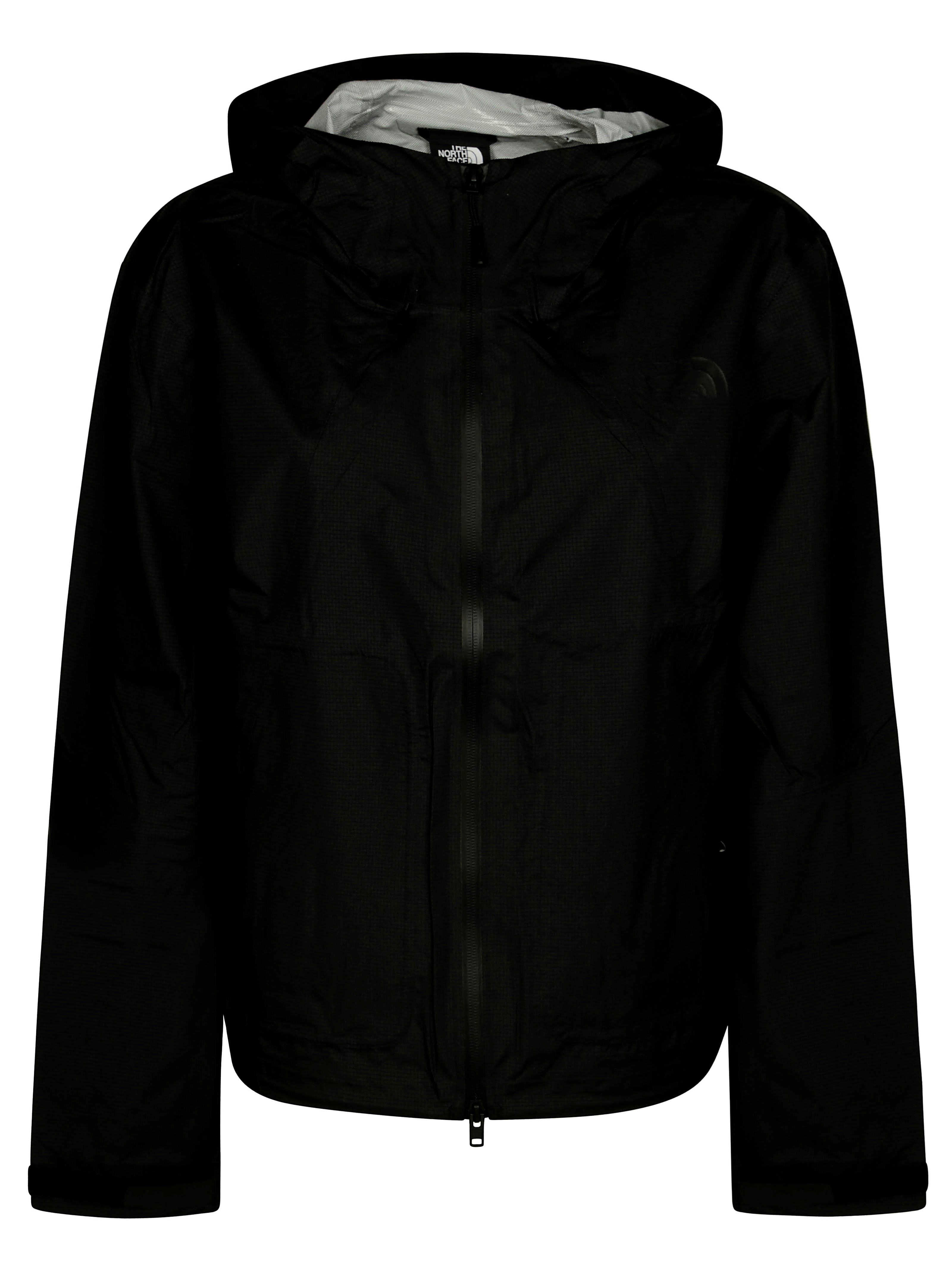 The North Face W Packable Lt Rain Jack Tnf-bla In Black