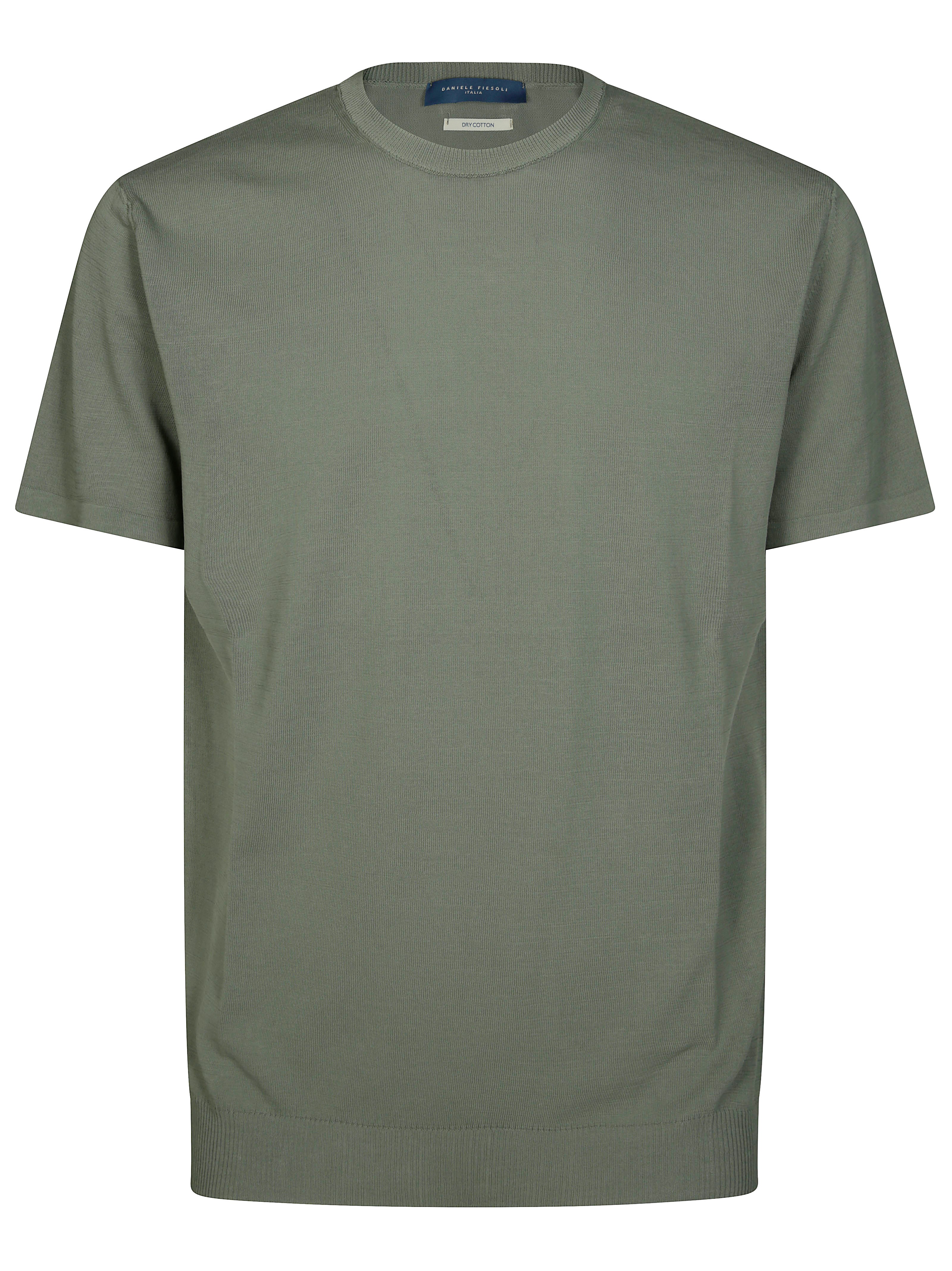 Daniele Fiesoli Man T-shirt Military Green Size M Cotton In Green