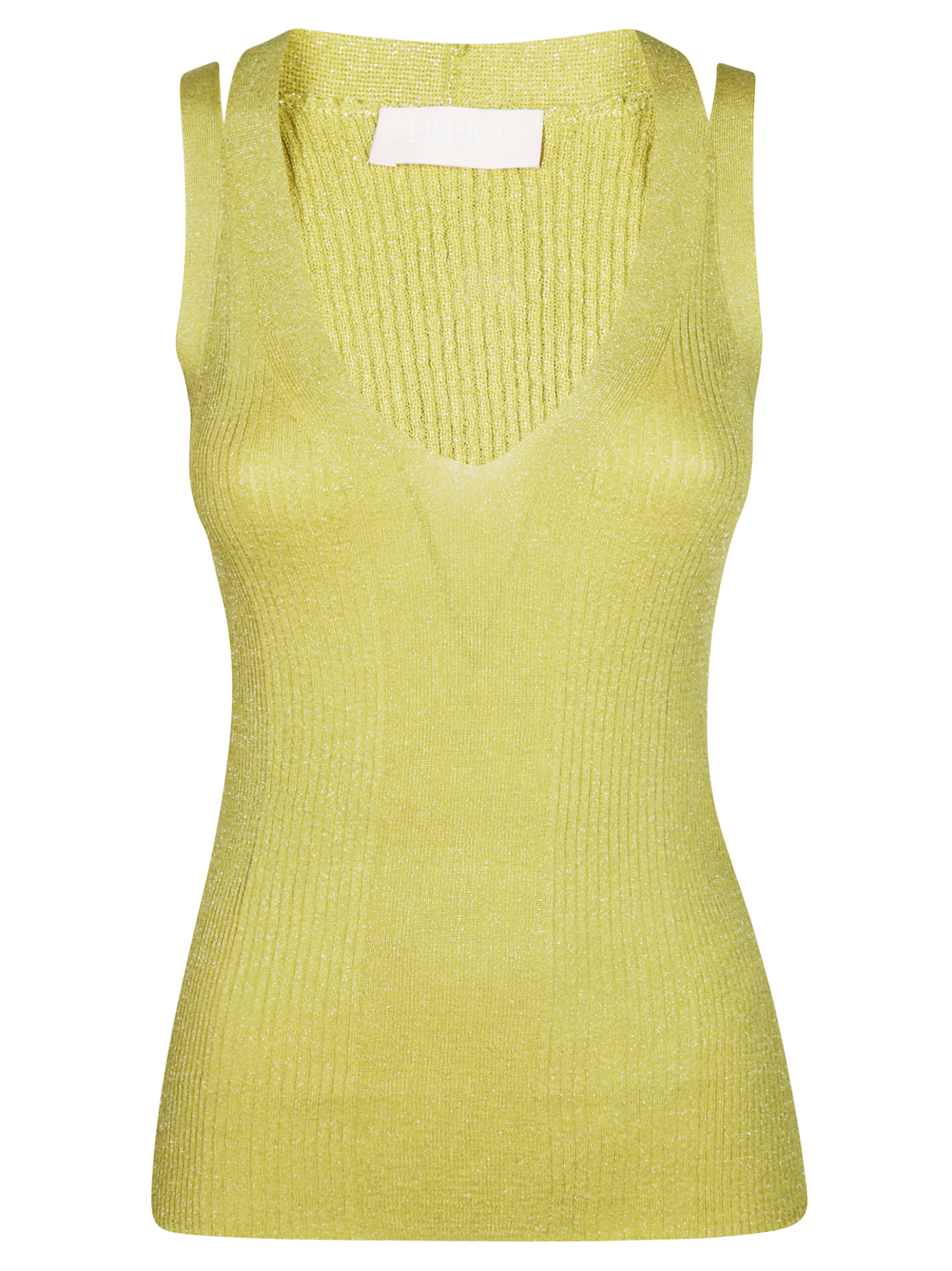 Liujo Top Lurex Verde In Green
