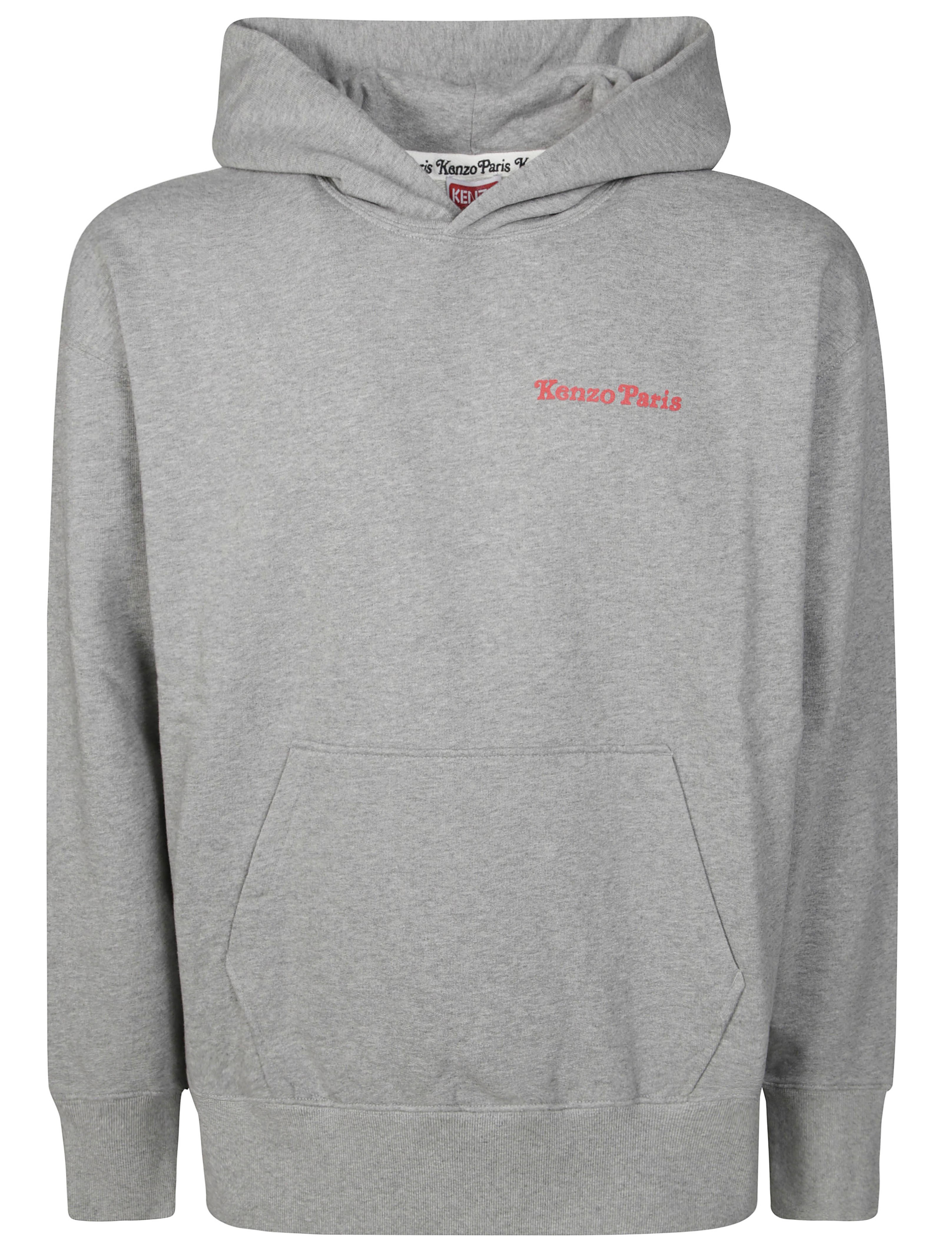 Shop Kenzo Verdy Collection Oversize Hoodie In Gray