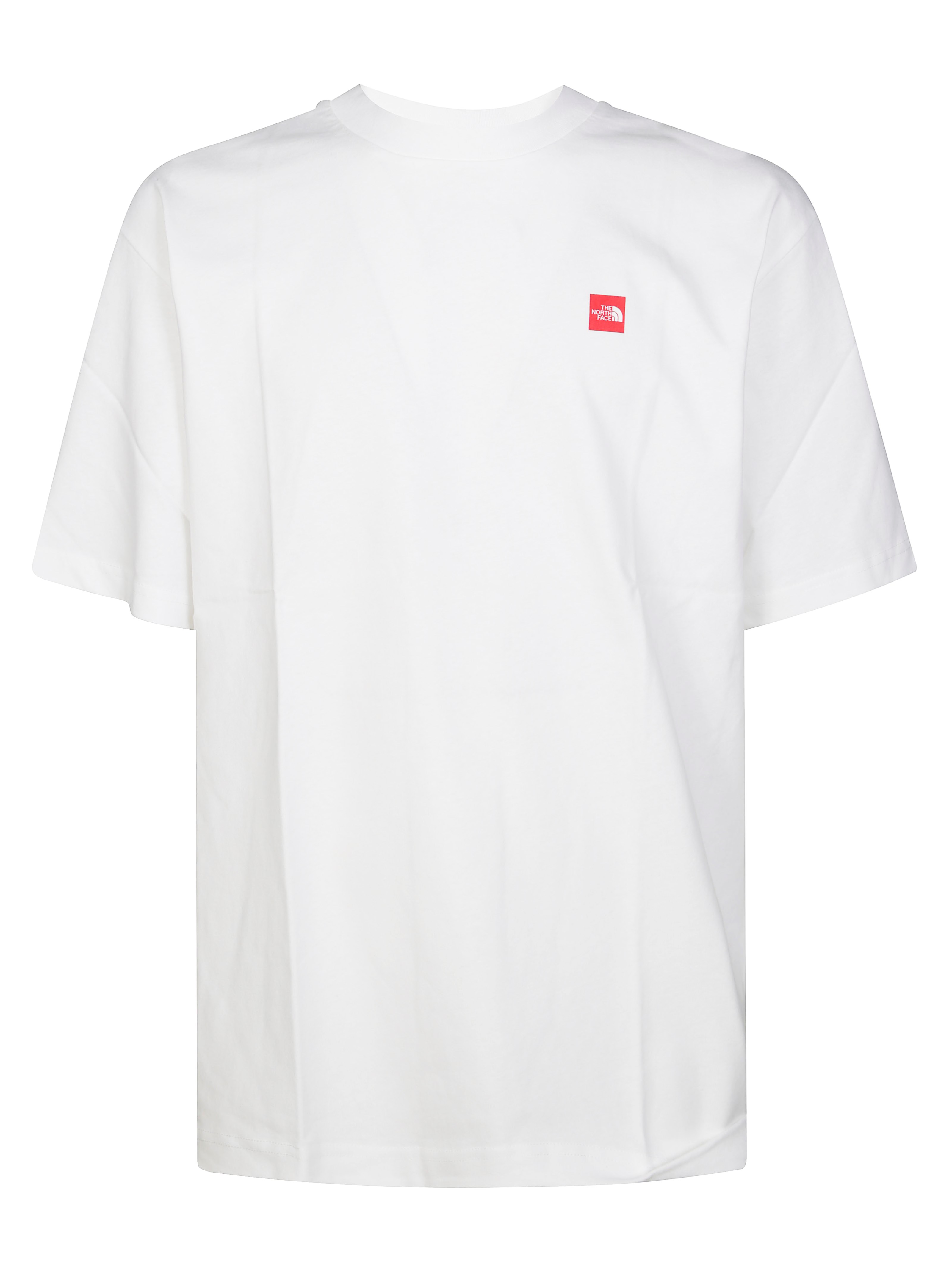 The North Face Mens White Dune Redbox Logo-patch Cotton T-shirt Xxl