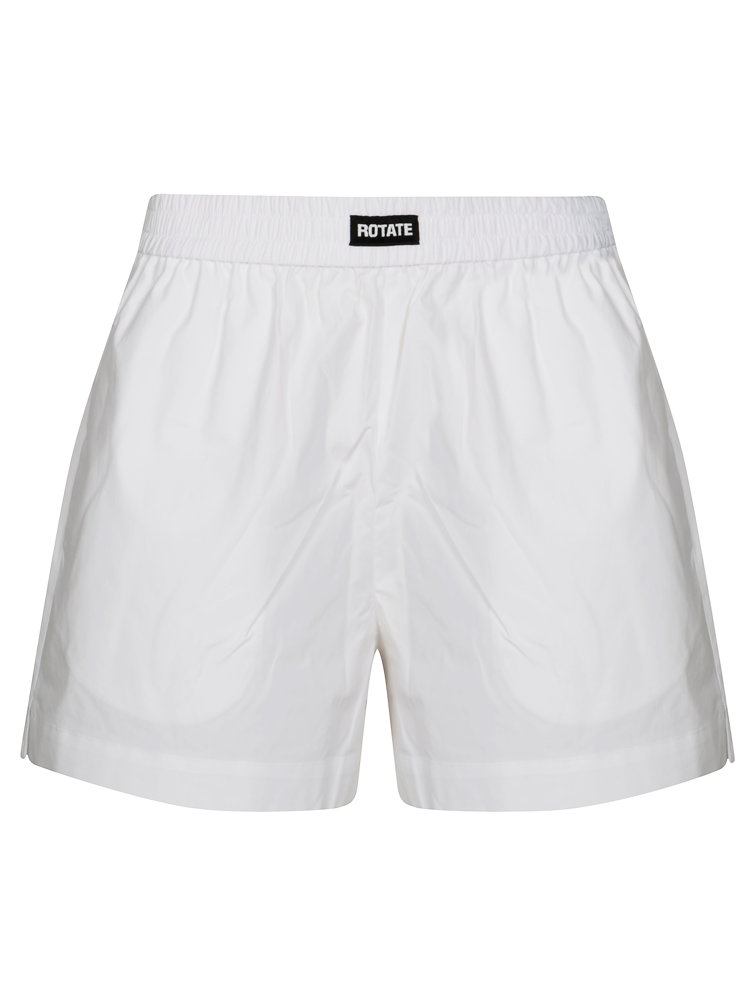 Rotate Birger Christensen Waistband Elastic Hem Turn-up Shorts