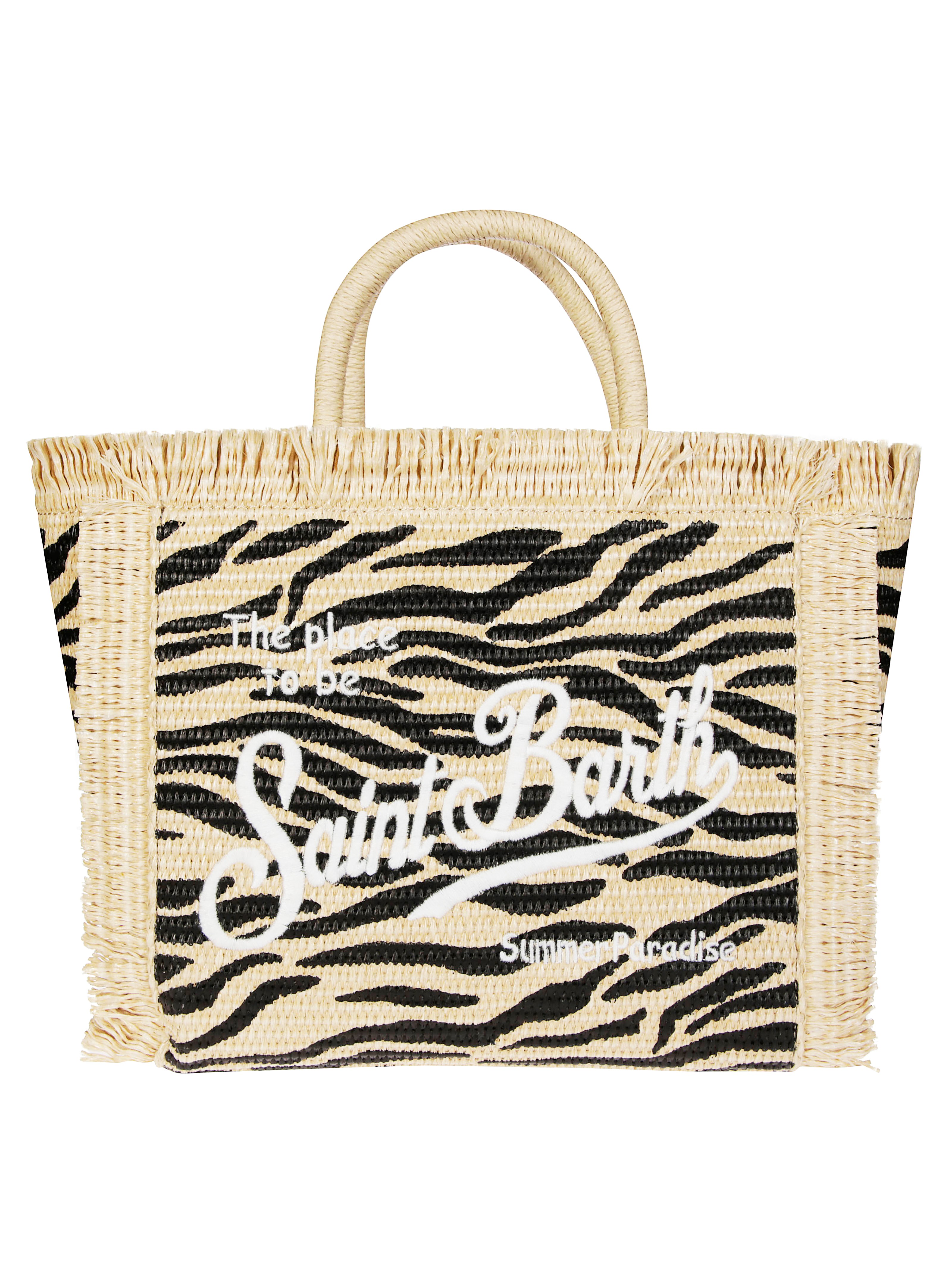Mc2 Saint Barth Colette Straw Zebra